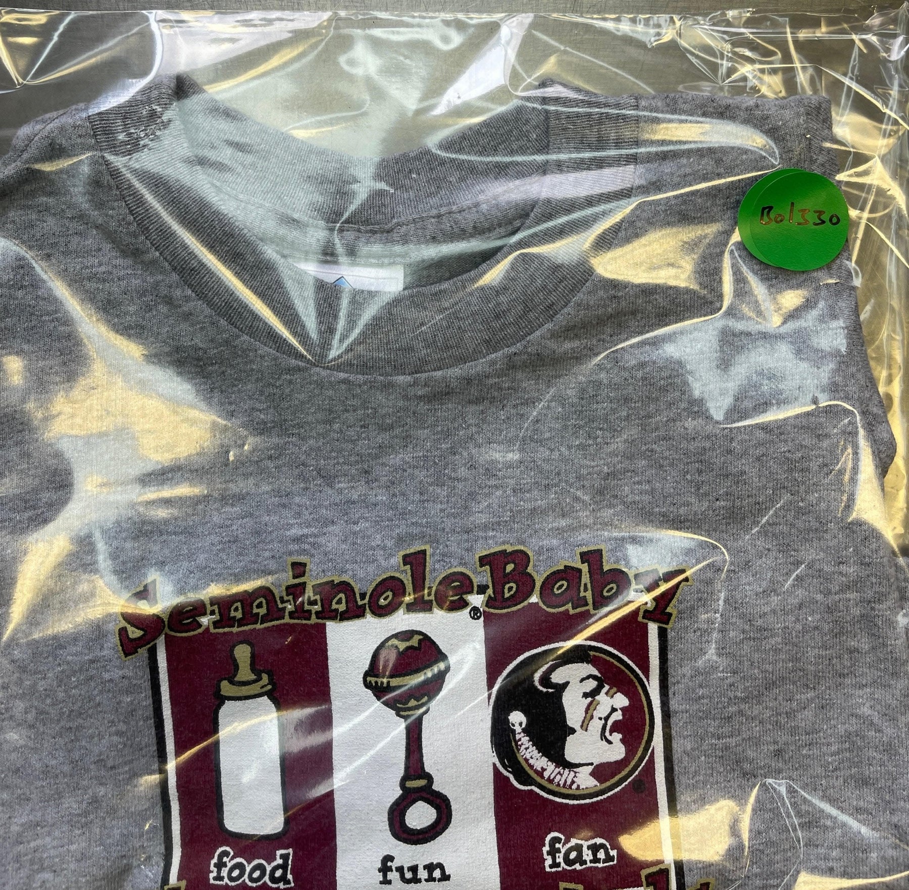 NCAA Florida State Seminoles Grey T-shirt 6 months