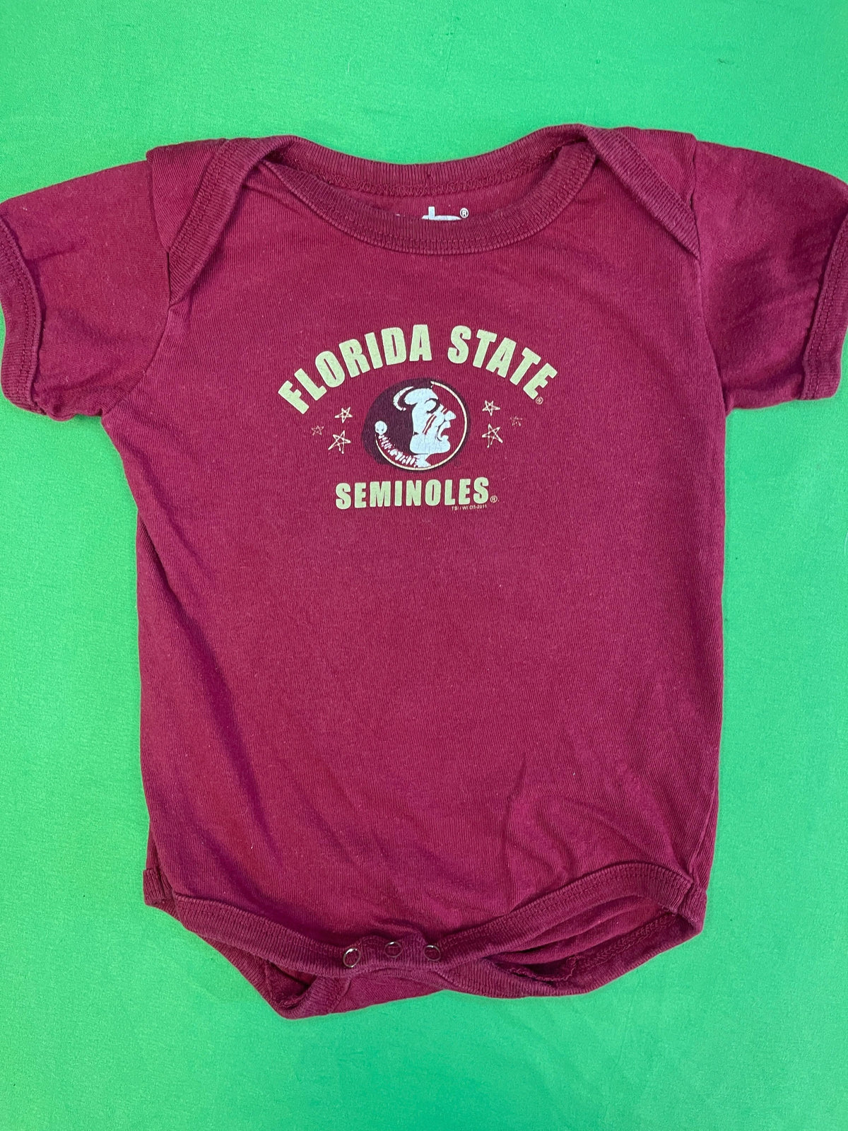 NCAA Florida State Seminoles Maroon Bodysuit 6-12 months