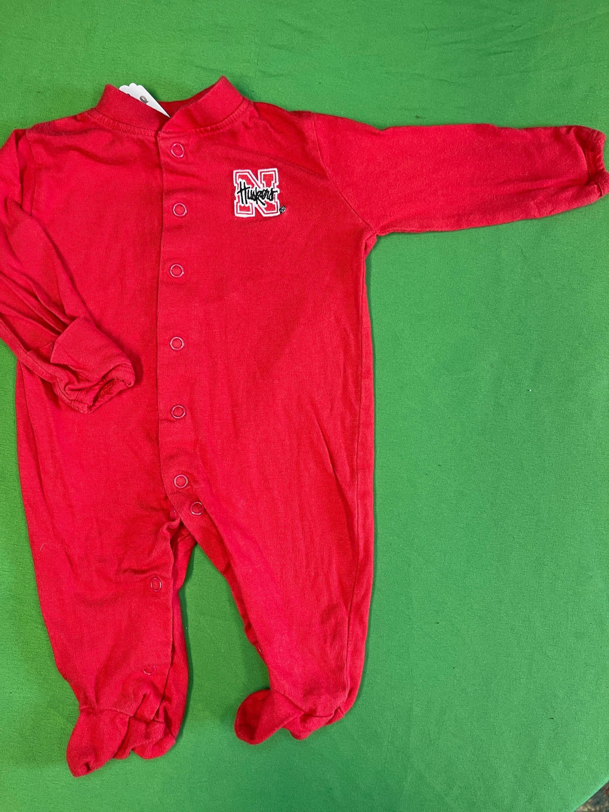 NCAA Nebraska Cornhuskers Footed Sleepsuit Newborn 0-3 Months