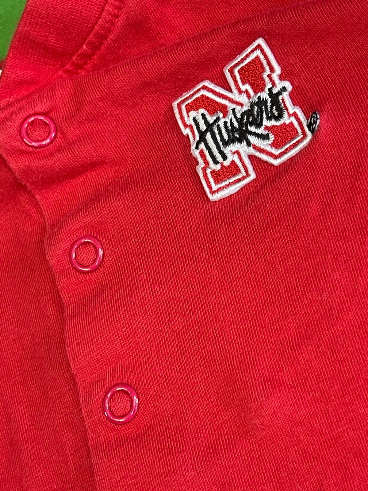 NCAA Nebraska Cornhuskers Footed Sleepsuit Newborn 0-3 Months