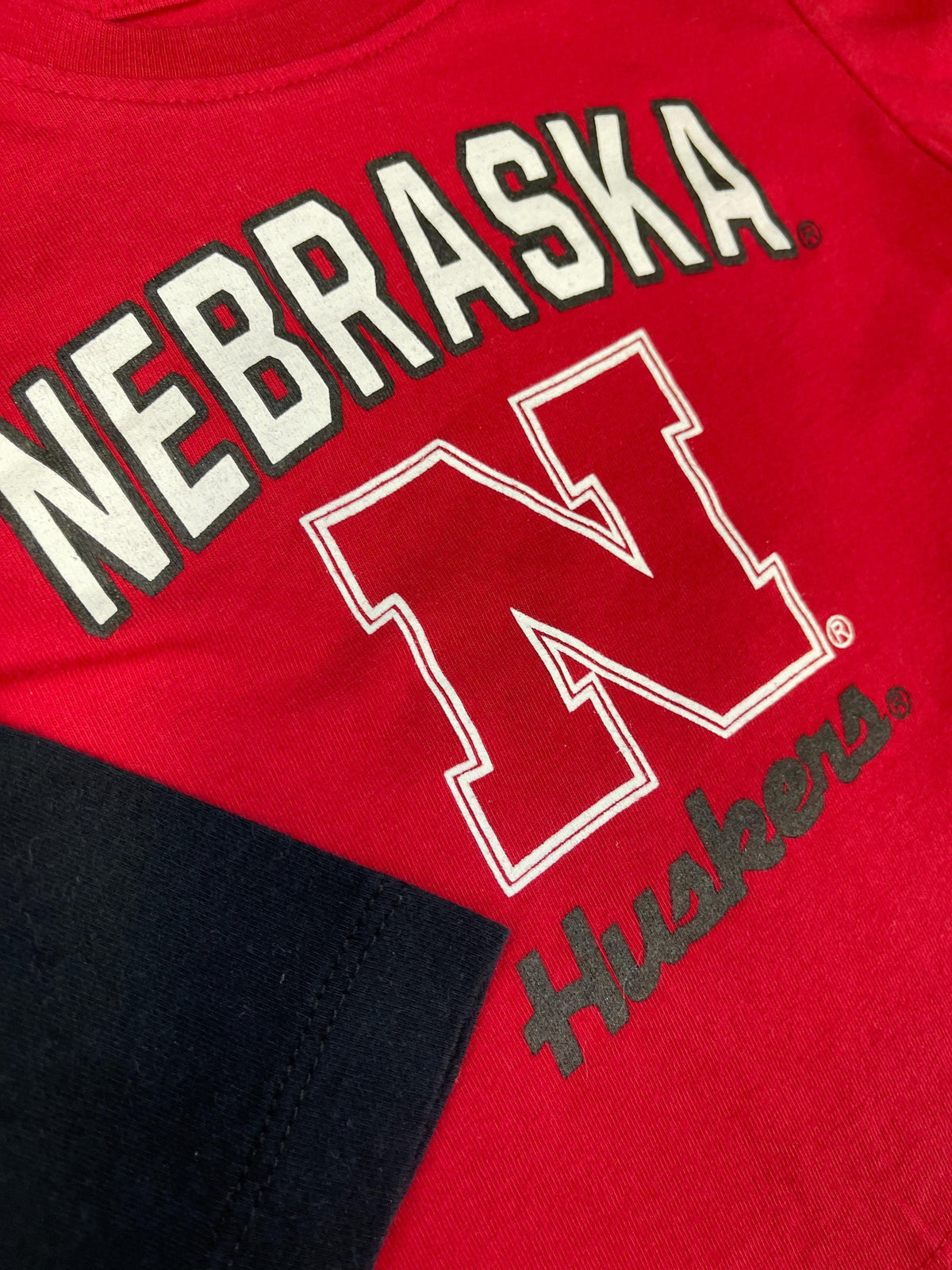 NCAA Nebraska Cornhuskers Red Long-Sleeve T-Shirt 3-6 months