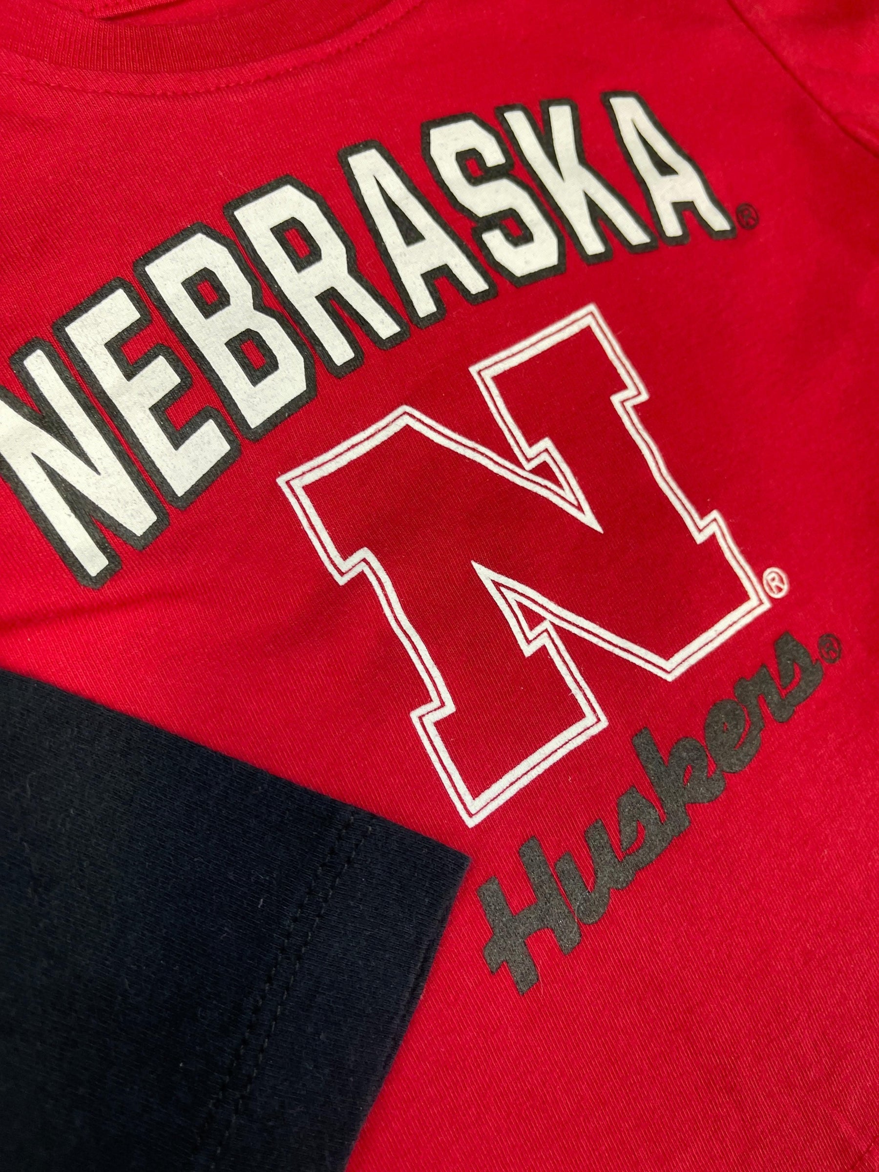 NCAA Nebraska Cornhuskers Red Long-Sleeve T-Shirt 3-6 months