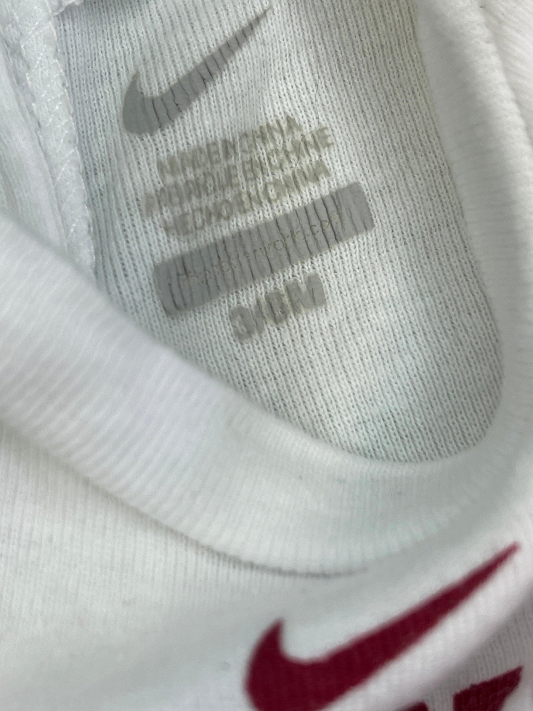 NCAA Arkansas Razorbacks White Bodysuit 3-6 months