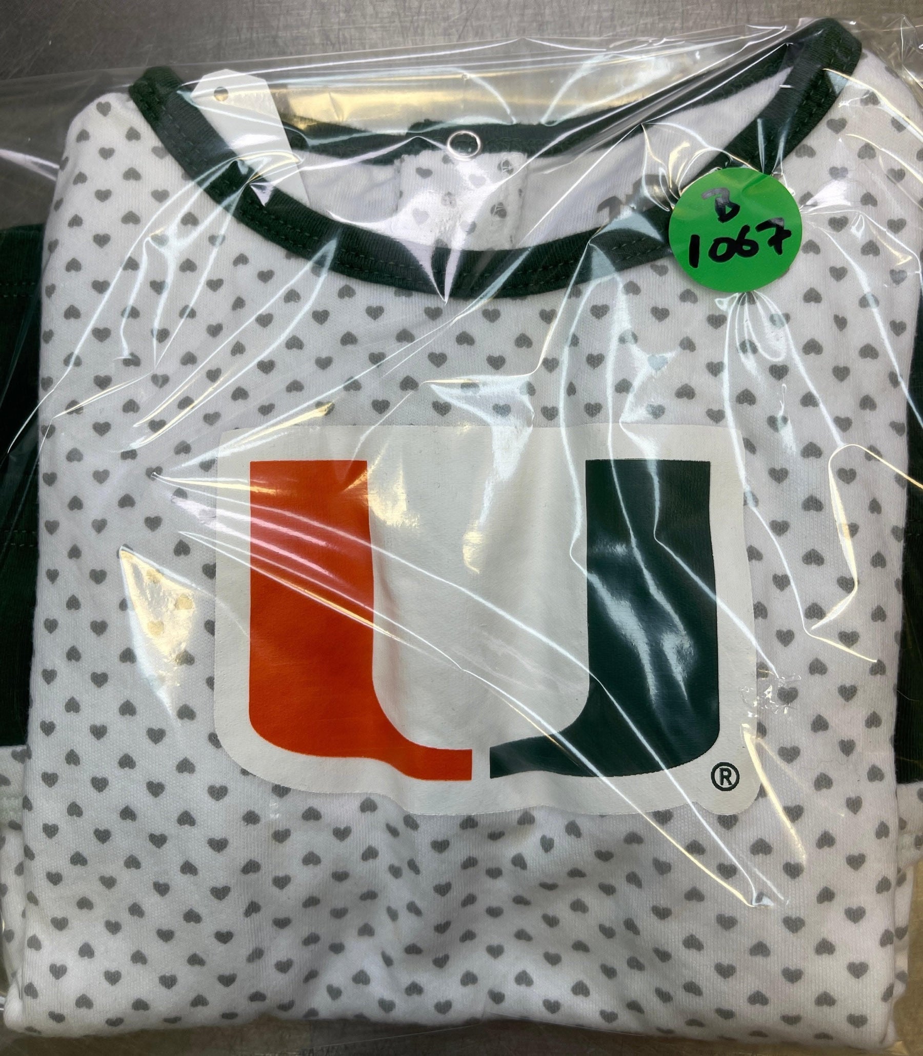 NCAA Miami Hurricanes Baby Outfit Toddler Dress 18 months