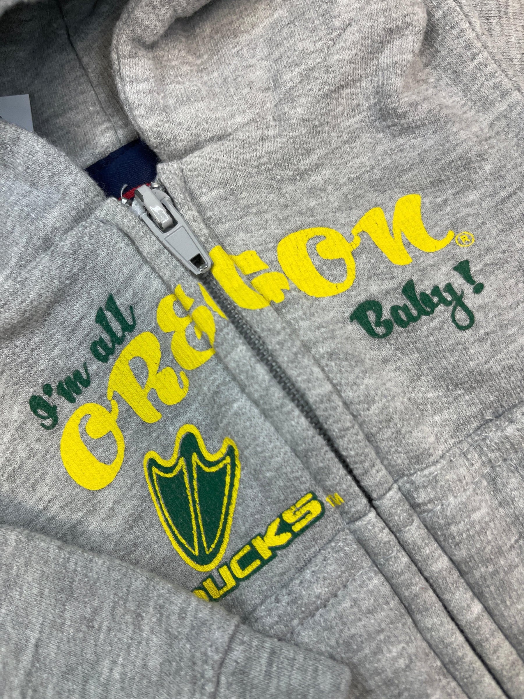 NCAA Oregon Ducks Full Zip Hoodie Baby Infant Newborn 0-3 months