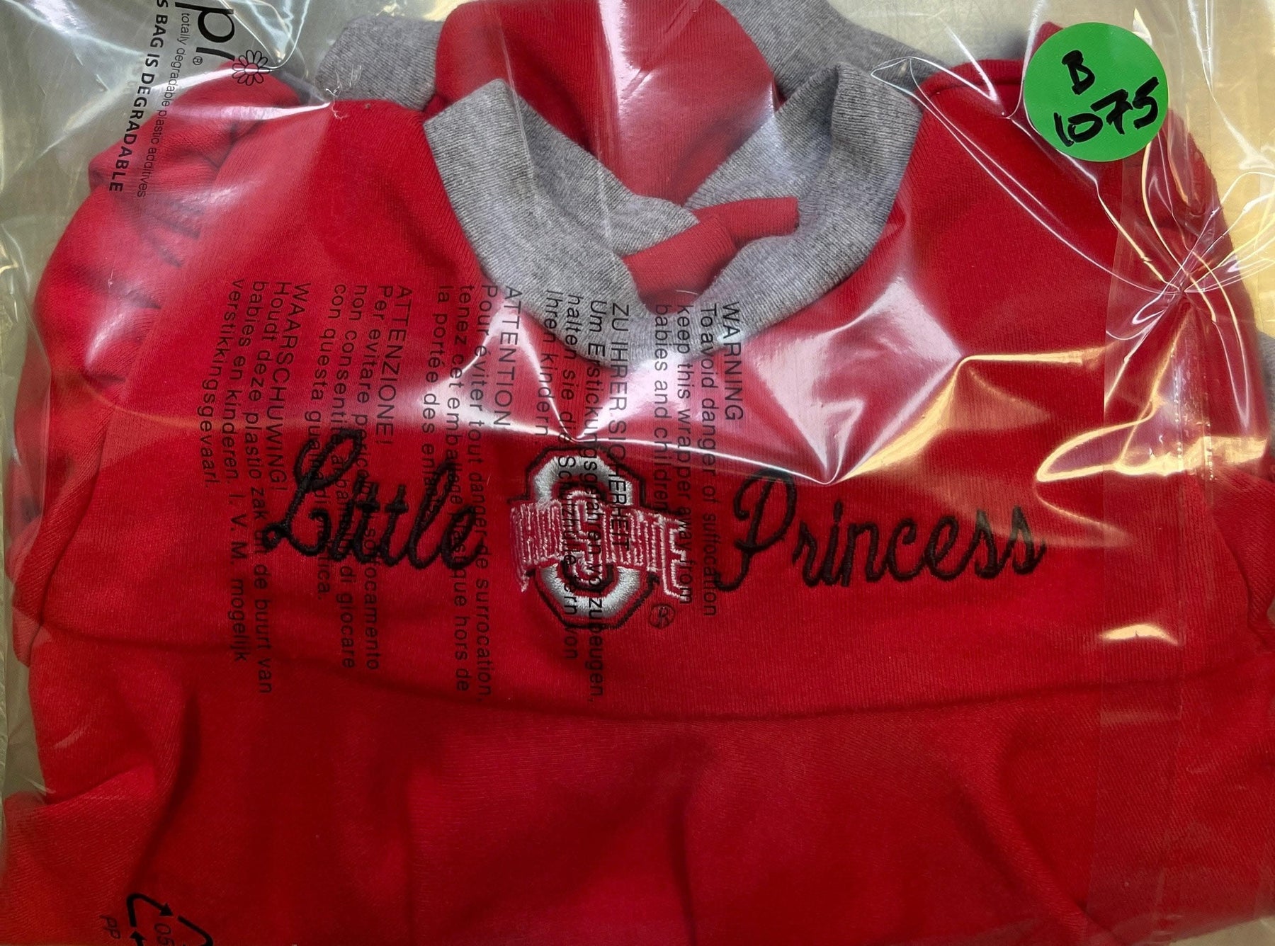 NCAA Ohio State Buckeyes Baby Girl Outfit Dress 12 months