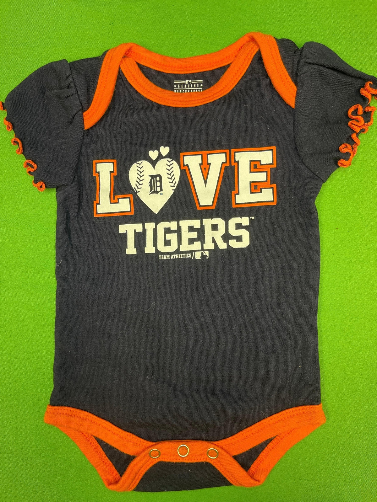 MLB Detroit Tigers Navy Blue Bodysuit 0-3 months