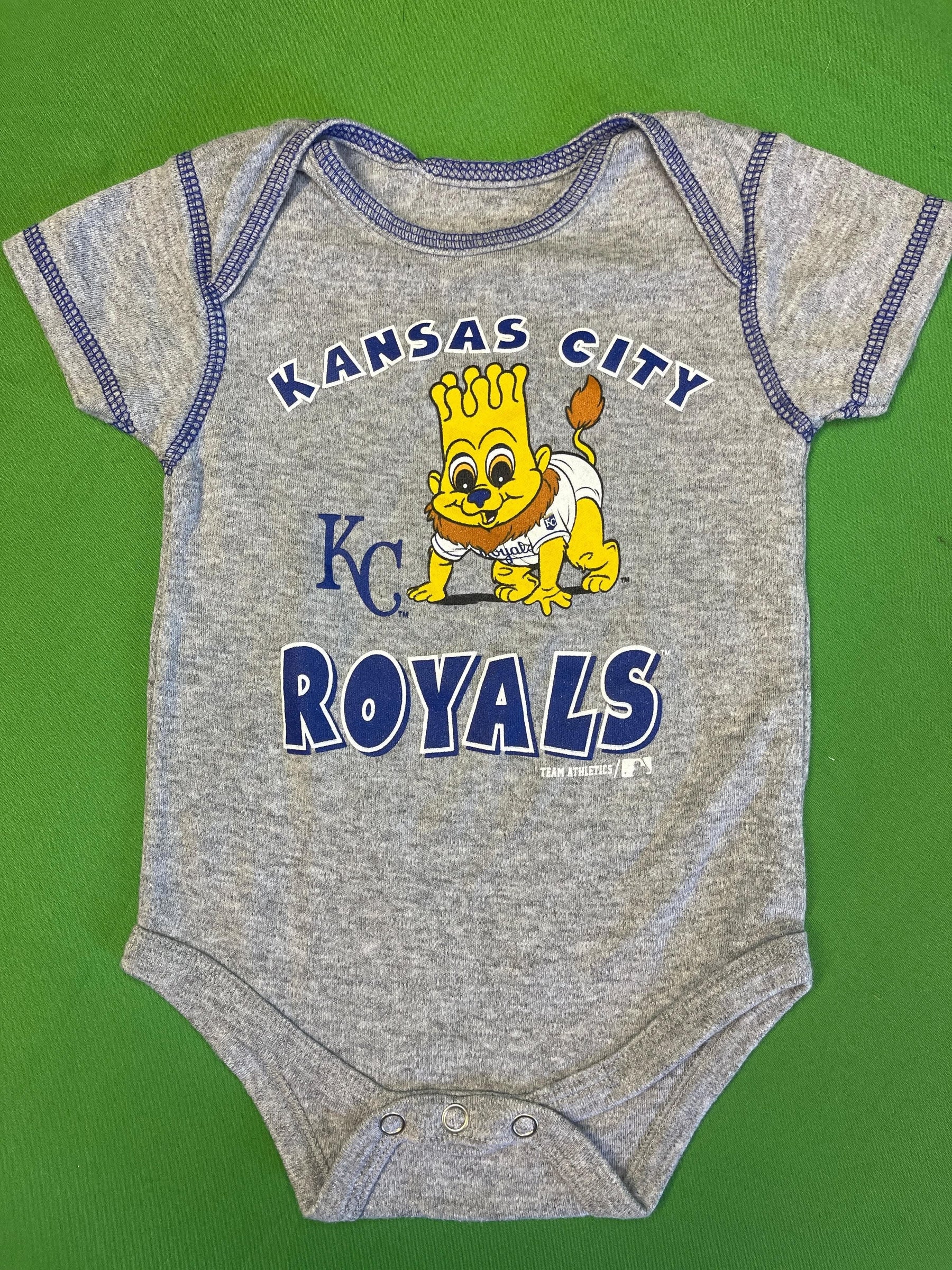MLB Kansas City Royals Grey Bodysuit 3-6 months