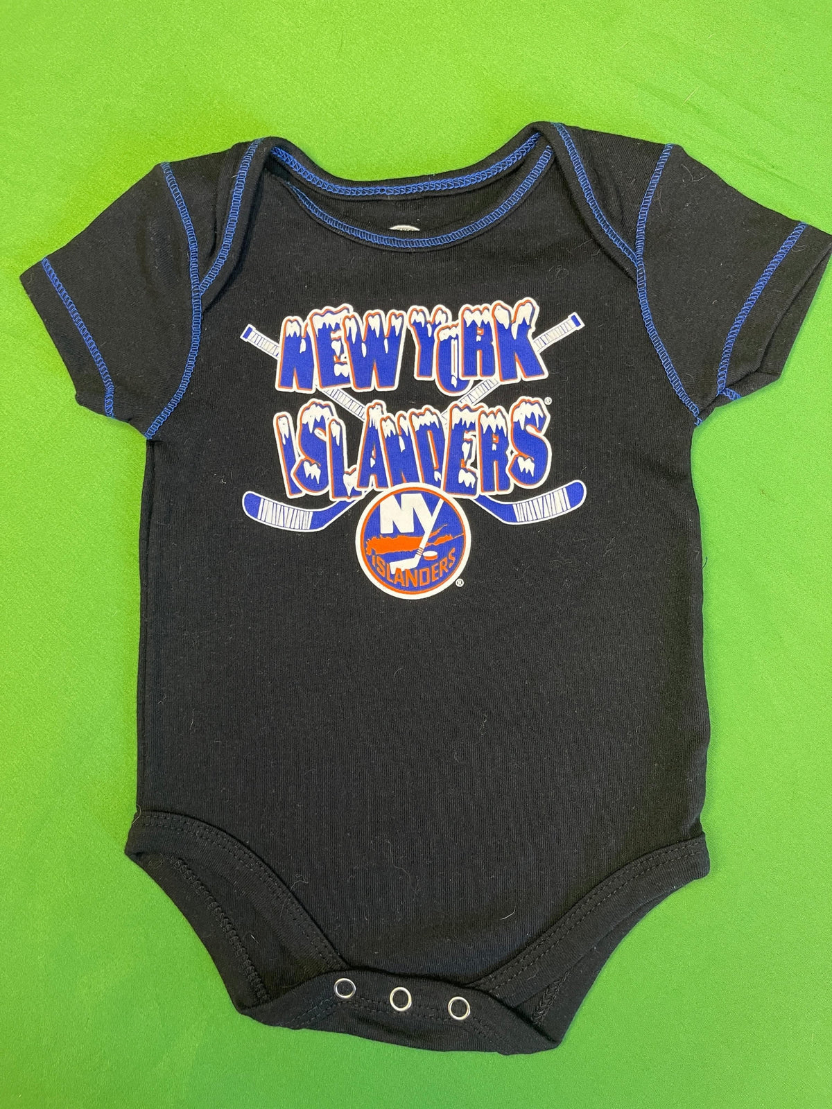 NHL New York Islanders Black Bodysuit 6-9 months