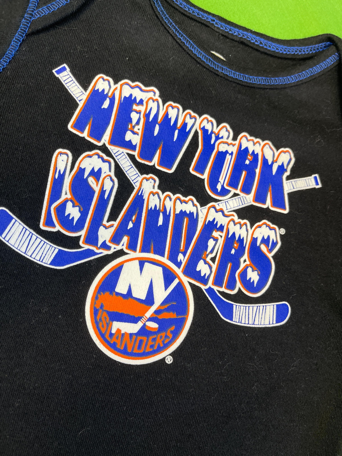 NHL New York Islanders Black Bodysuit 6-9 months