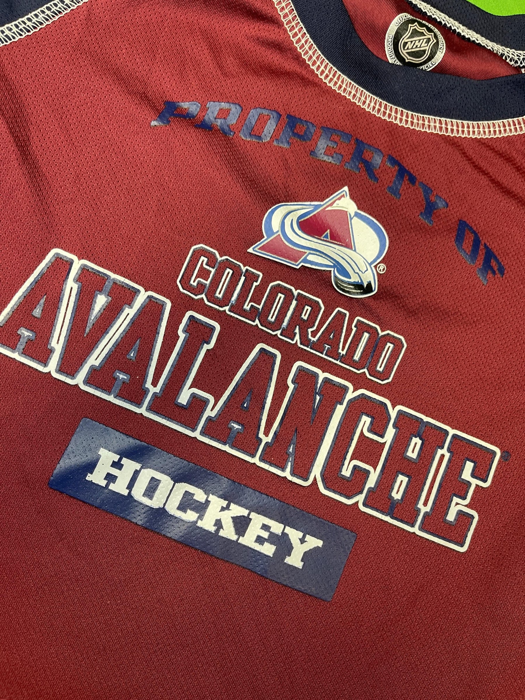 NHL Colorado Avalanche Maroon Jersey T-Shirt Toddler 2T