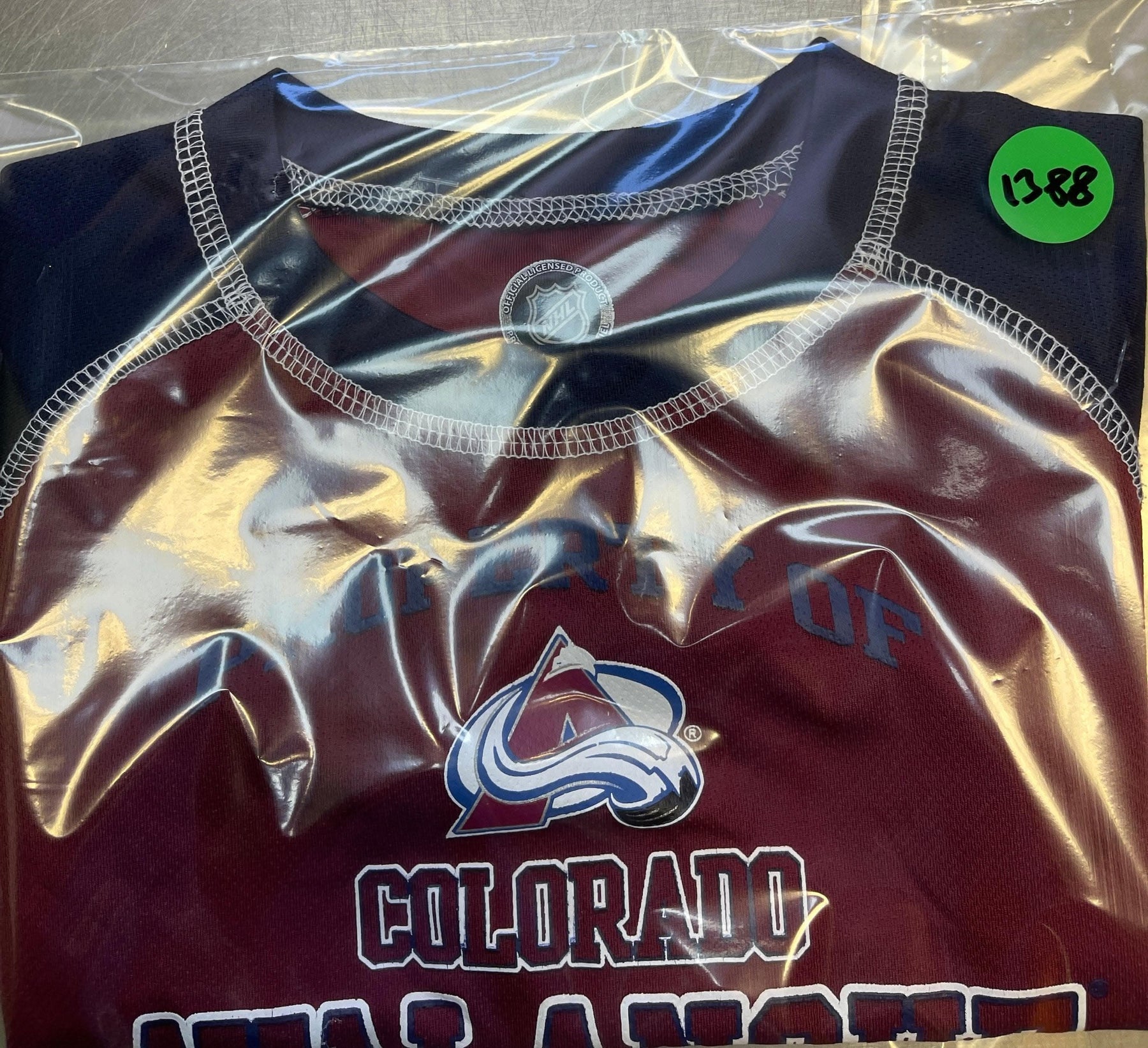 NHL Colorado Avalanche Maroon Jersey T-Shirt Toddler 2T