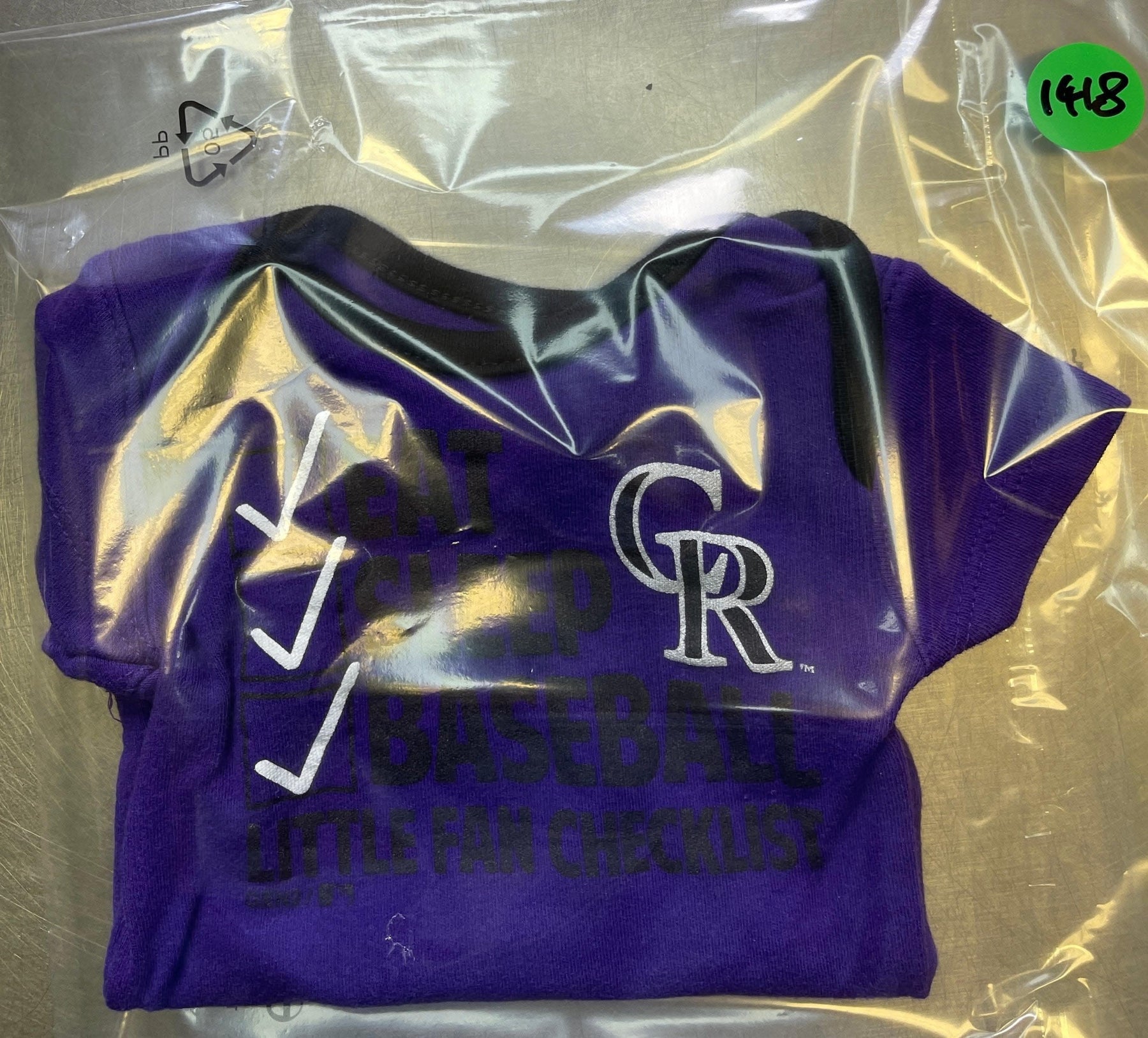MLB Colorado Rockies Purple Bodysuit 0-3 months