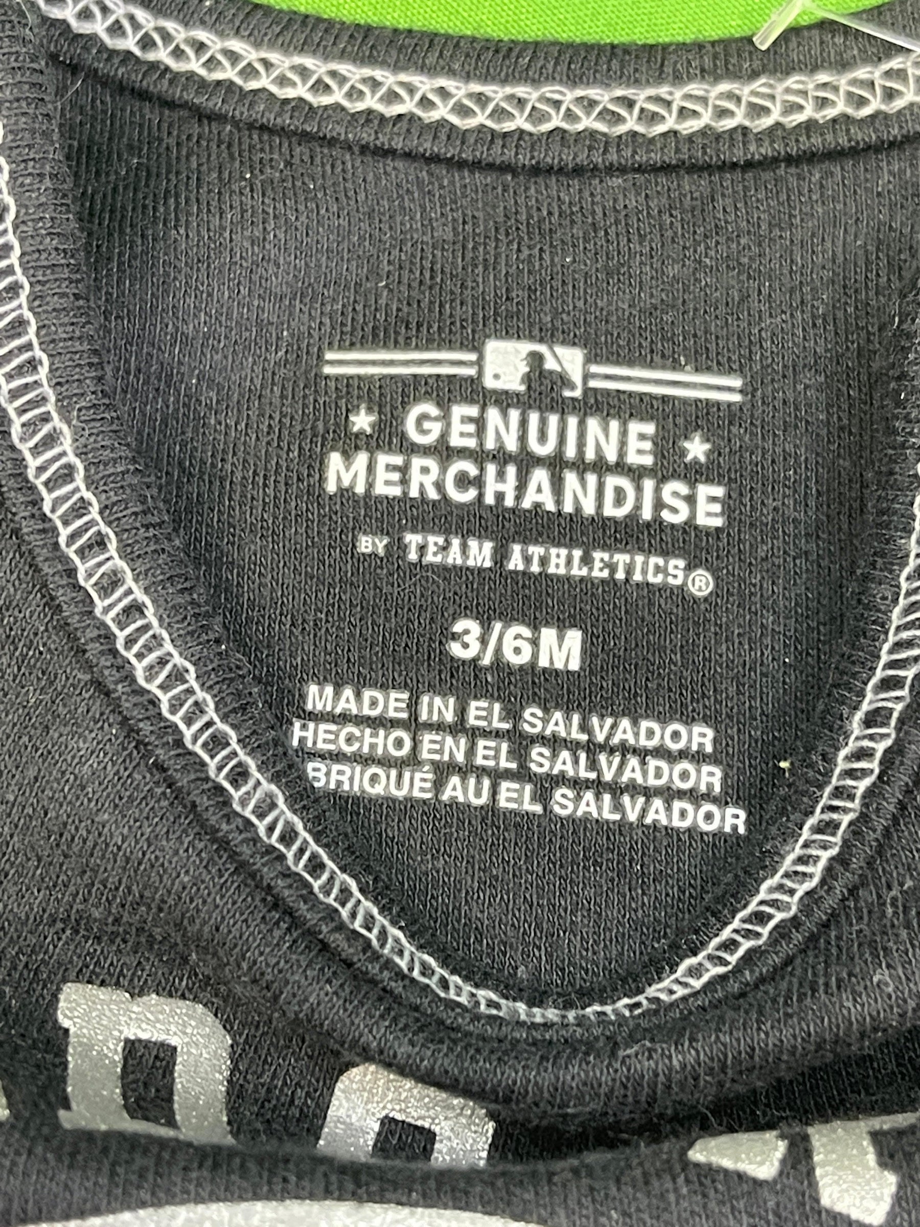 MLB Colorado Rockies Black Bodysuit 3-6 months