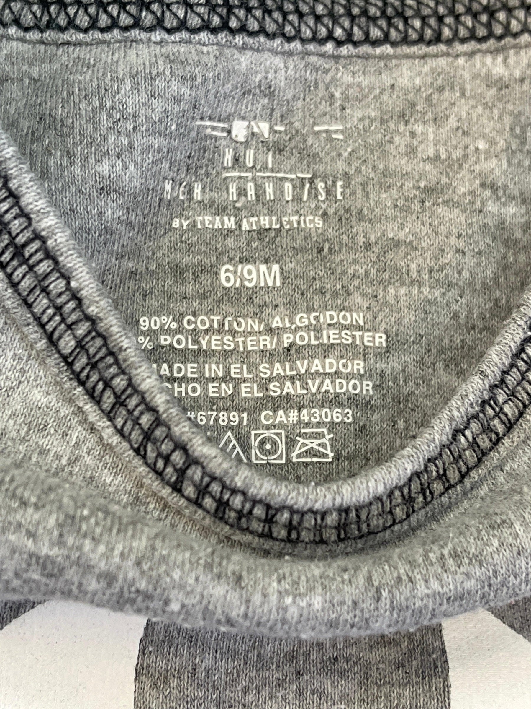 MLB New York Yankees Grey Bodysuit 6-9 months