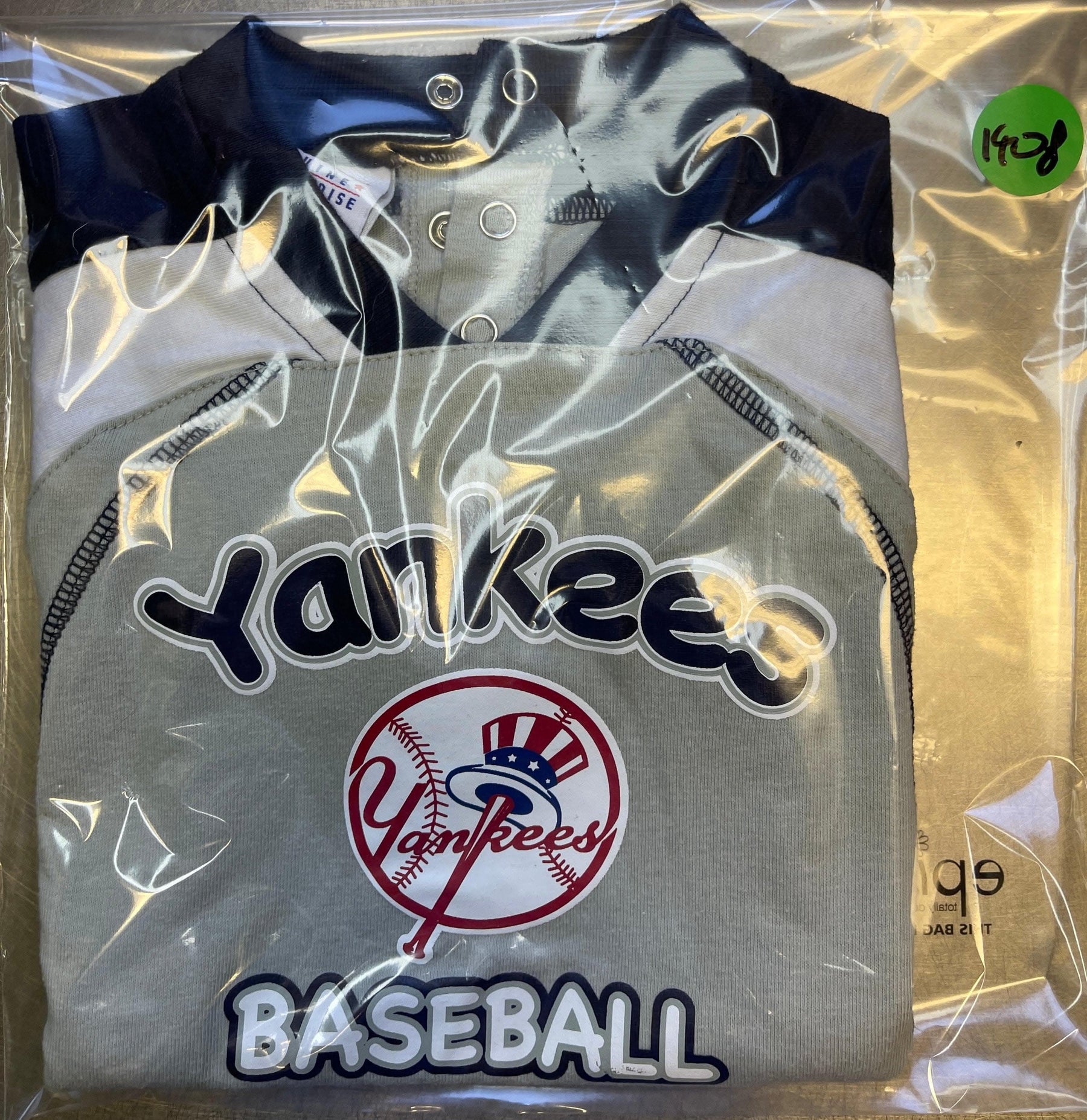 MLB New York Yankees Sage Colourblock Bodysuit 0-3 months