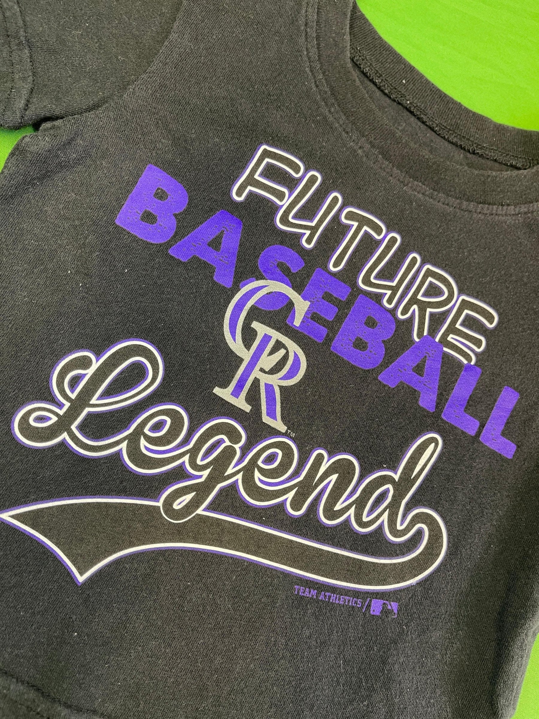 MLB Colorado Rockies Black T-shirt 12 months