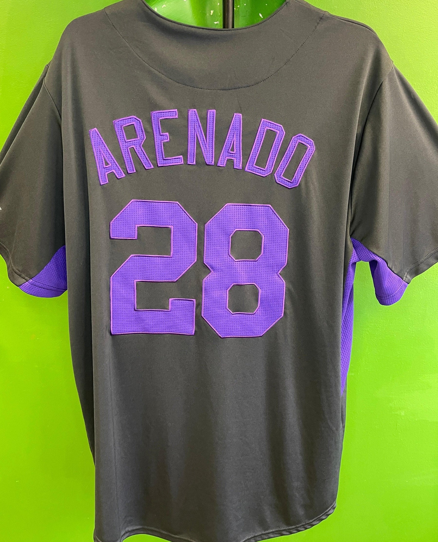 MLB Colorado Rockies Nolan Arenado #28 TX3 Cool Jersey Men's X-Large