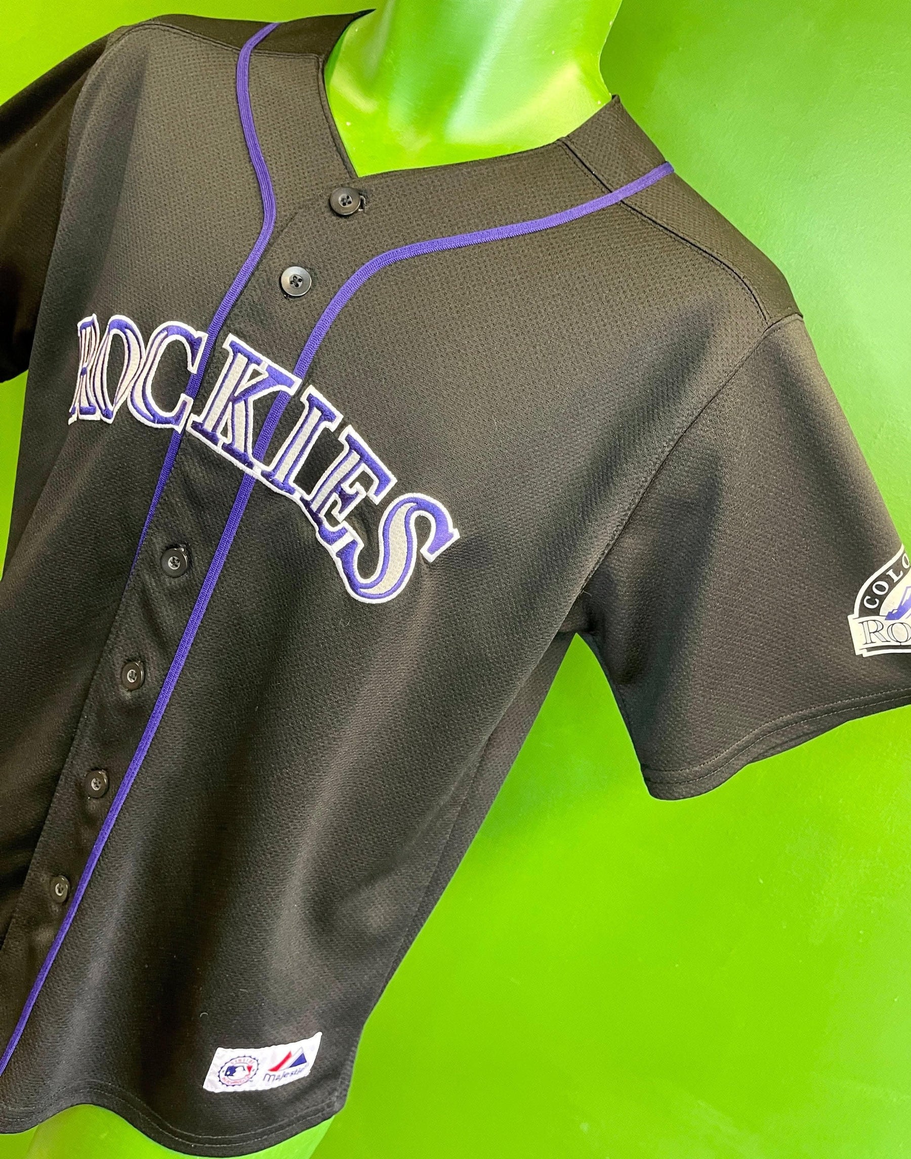 MLB Colorado Rockies Troy Tulowitzki #2 Majestic Stitched Jersey Youth Large 14-16