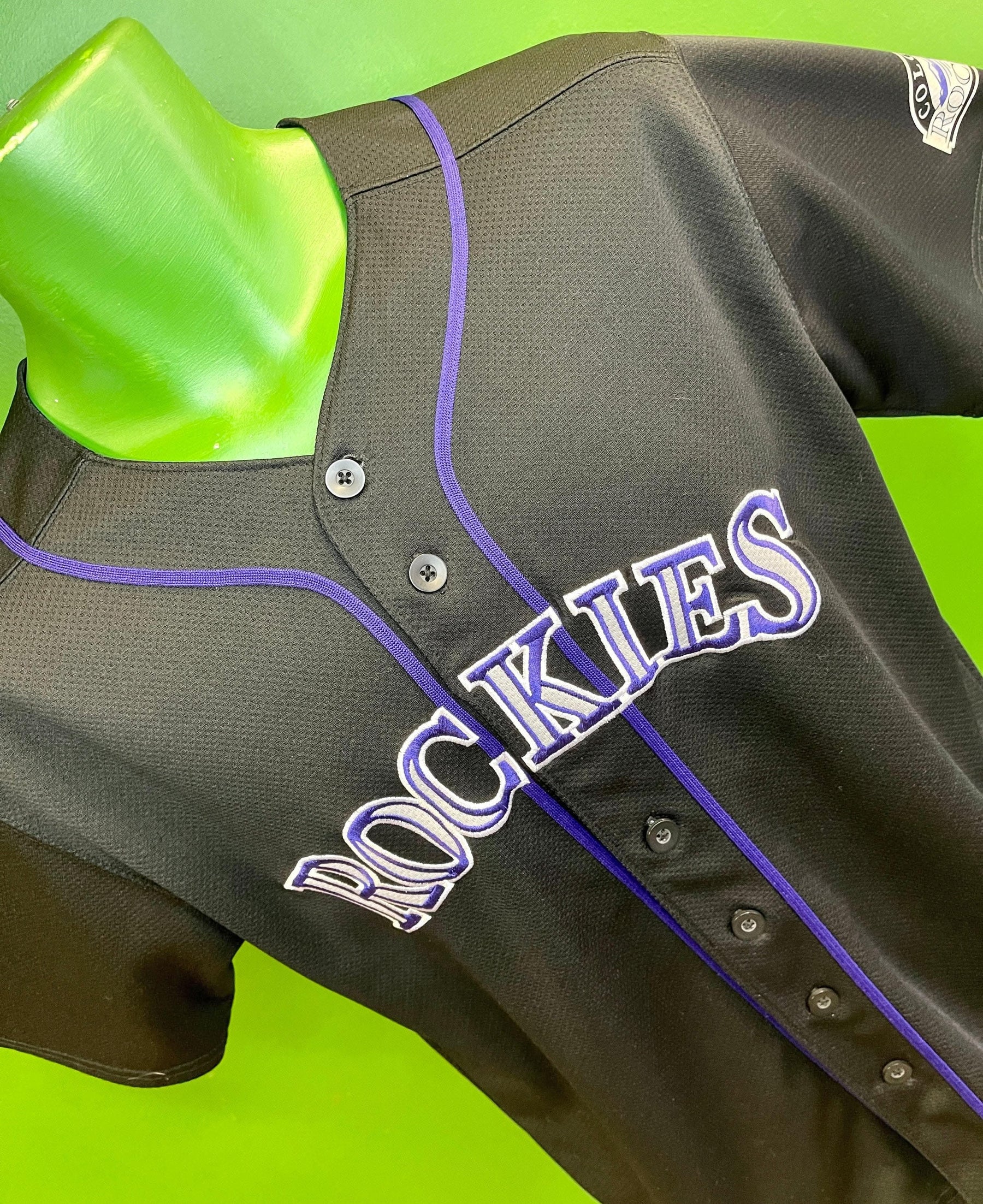MLB Colorado Rockies Troy Tulowitzki #2 Majestic Stitched Jersey Youth Large 14-16