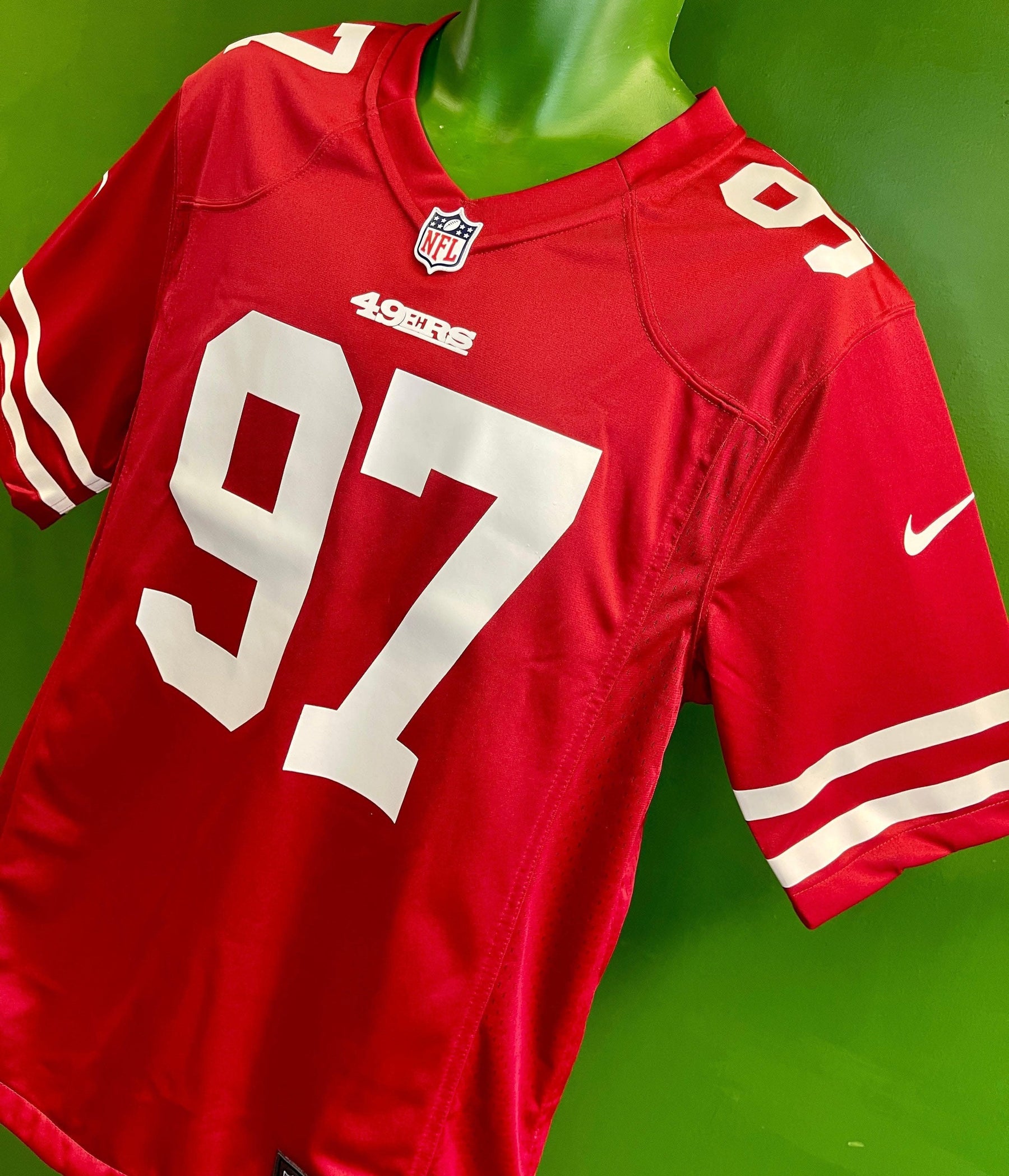 NFL San Francisco 49ers Nick Bosa #97 Game Jersey Men's Medium NWT