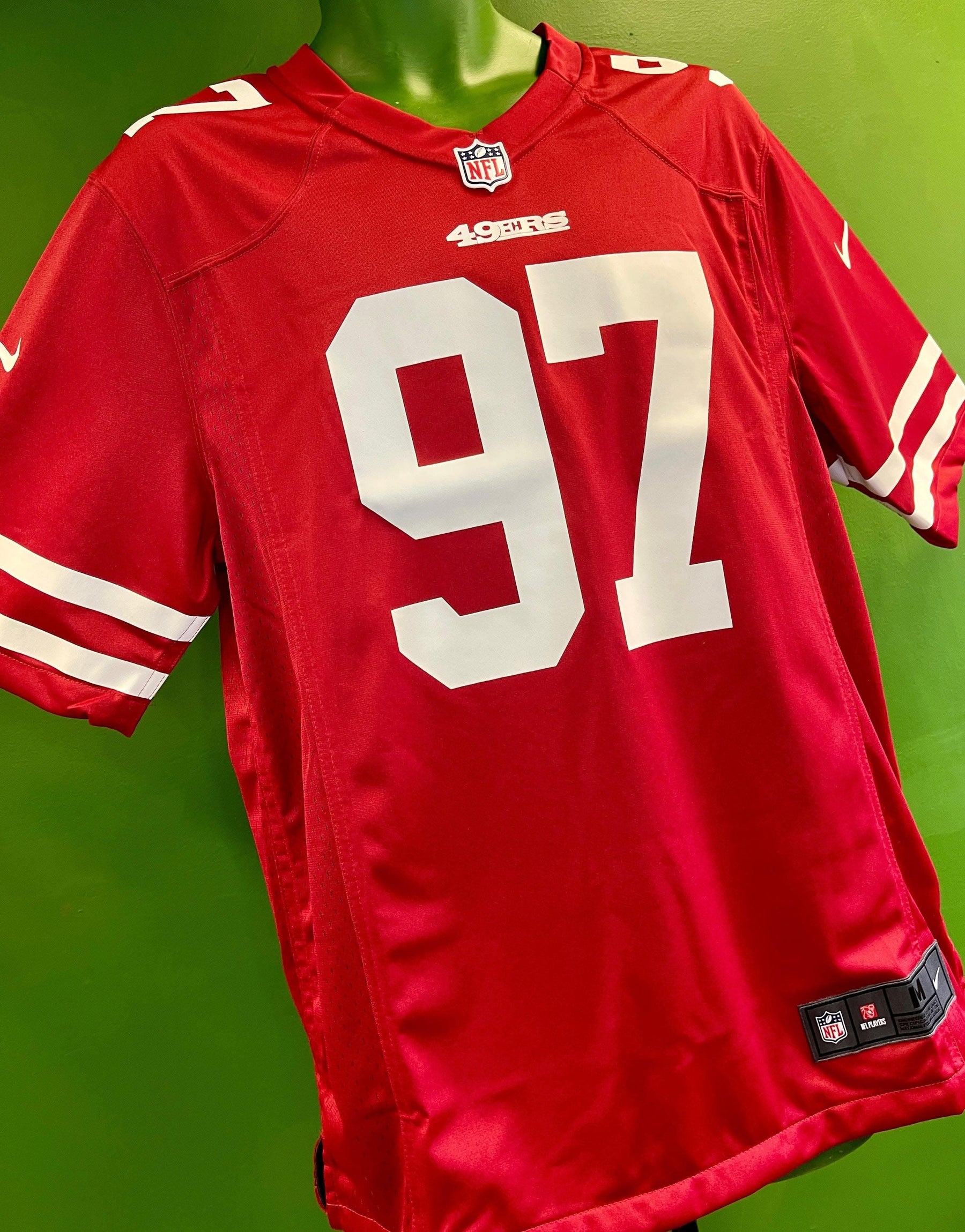 NFL San Francisco 49ers Nick Bosa #97 Game Jersey Men's Medium NWT