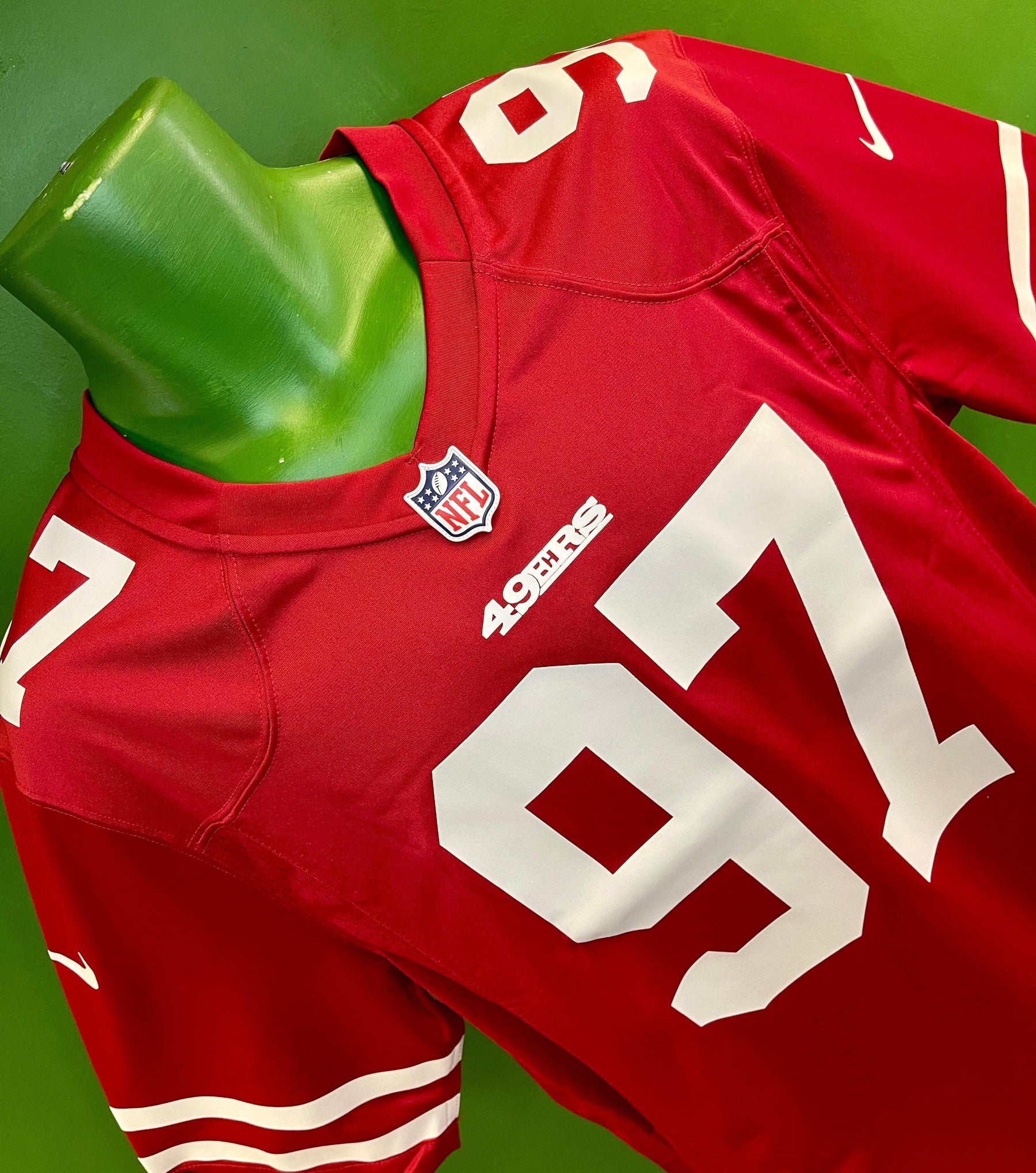NFL San Francisco 49ers Nick Bosa #97 Game Jersey Men's Medium NWT