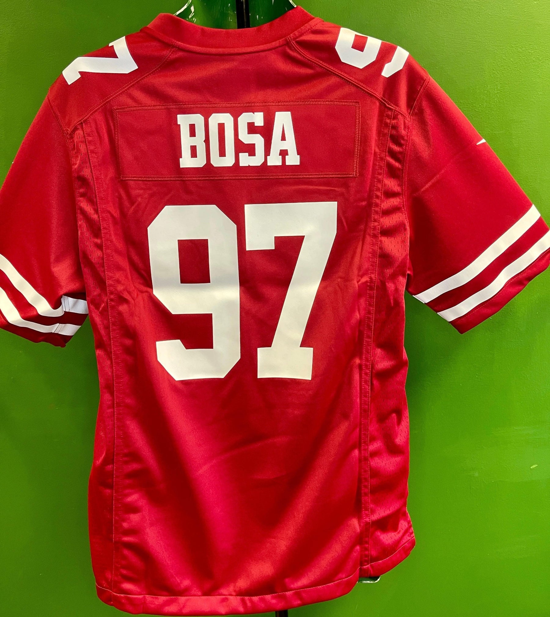 NFL San Francisco 49ers Nick Bosa #97 Game Jersey Men's Medium NWT