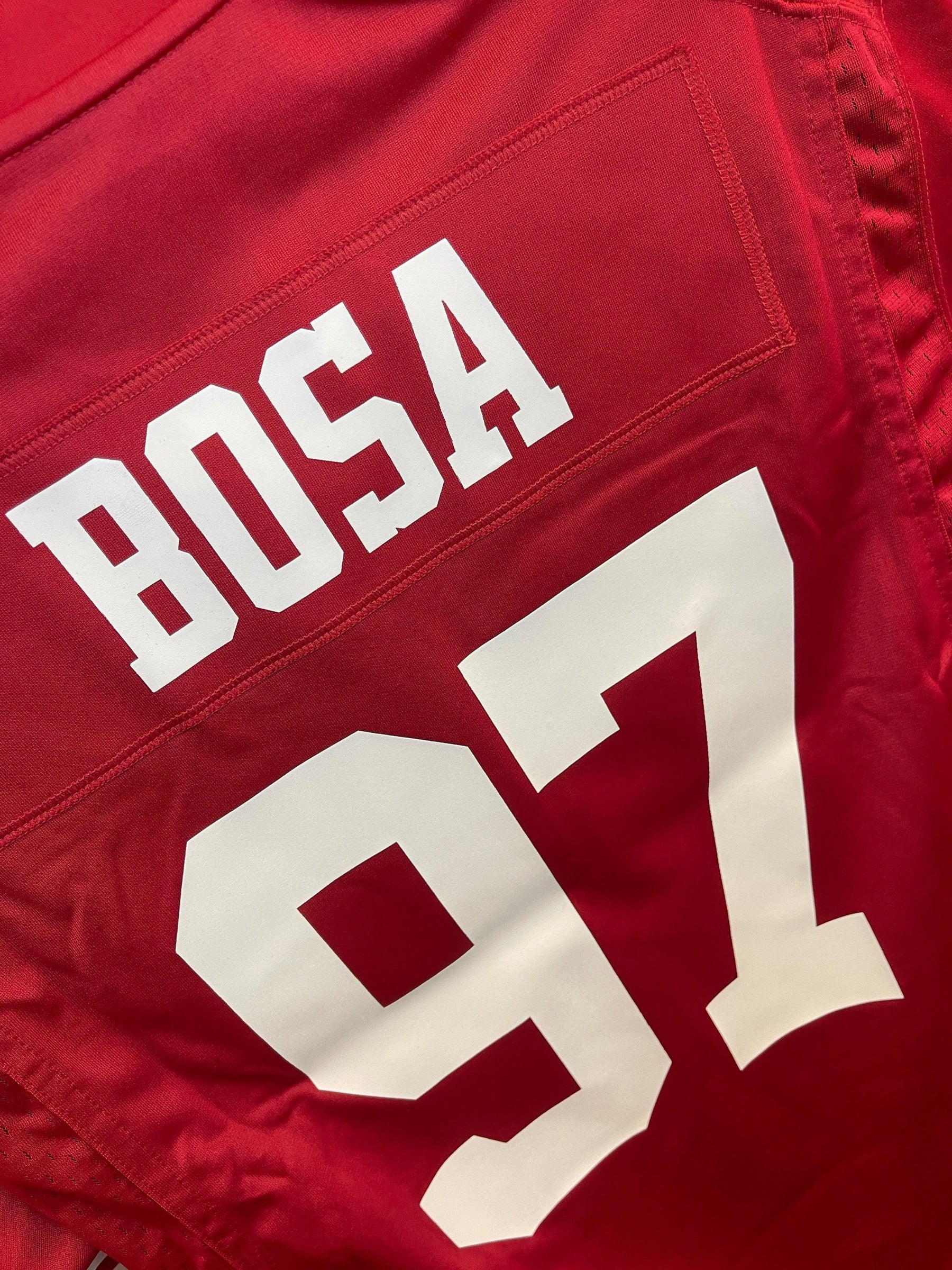 NFL San Francisco 49ers Nick Bosa #97 Game Jersey Men's Medium NWT