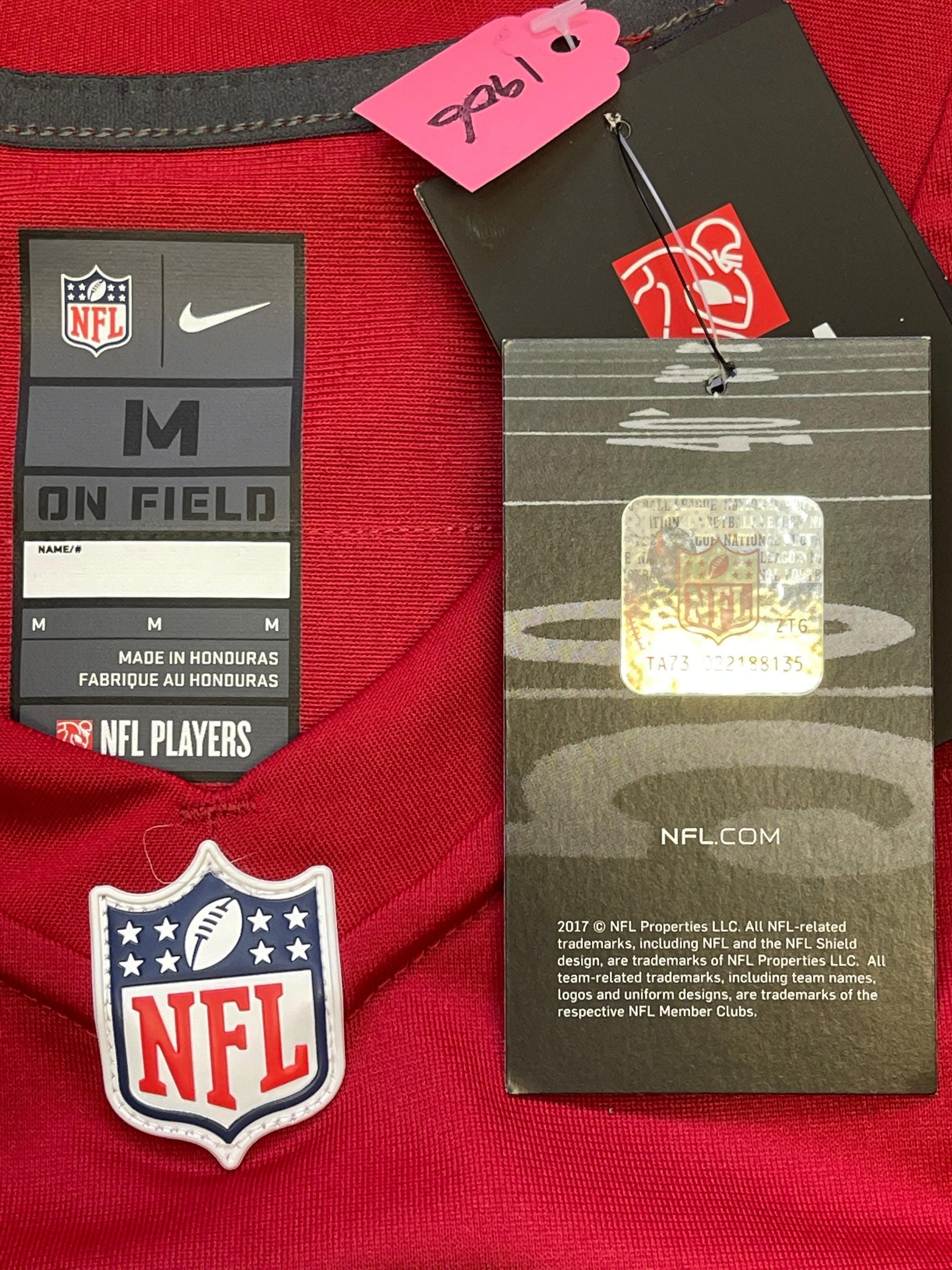 NFL San Francisco 49ers Nick Bosa #97 Game Jersey Men's Medium NWT