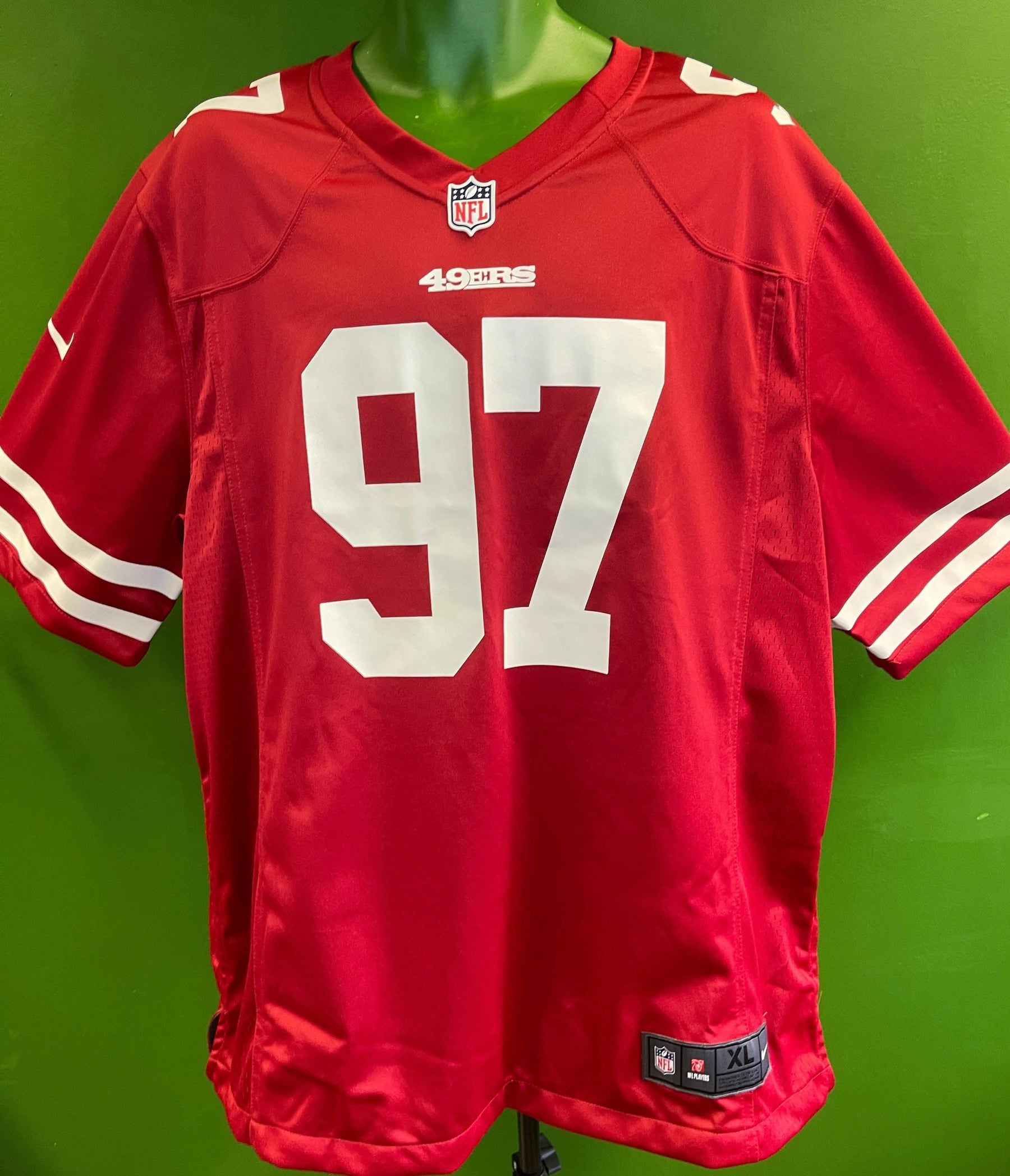 NFL San Francisco 49ers Nick Bosa #97 Game Jersey Men's X-Large NWT
