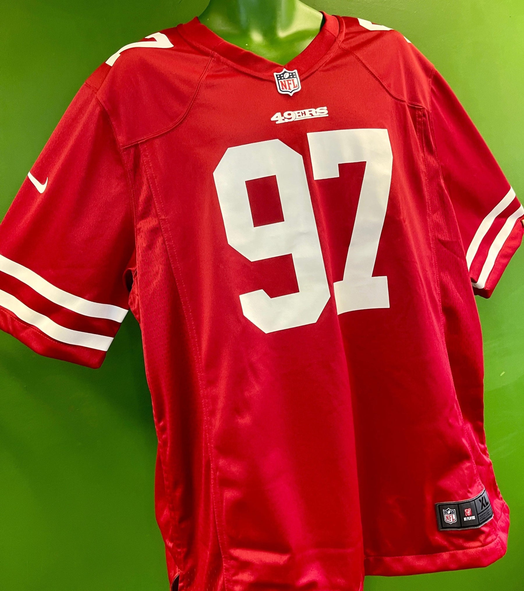 NFL San Francisco 49ers Nick Bosa #97 Game Jersey Men's X-Large NWT