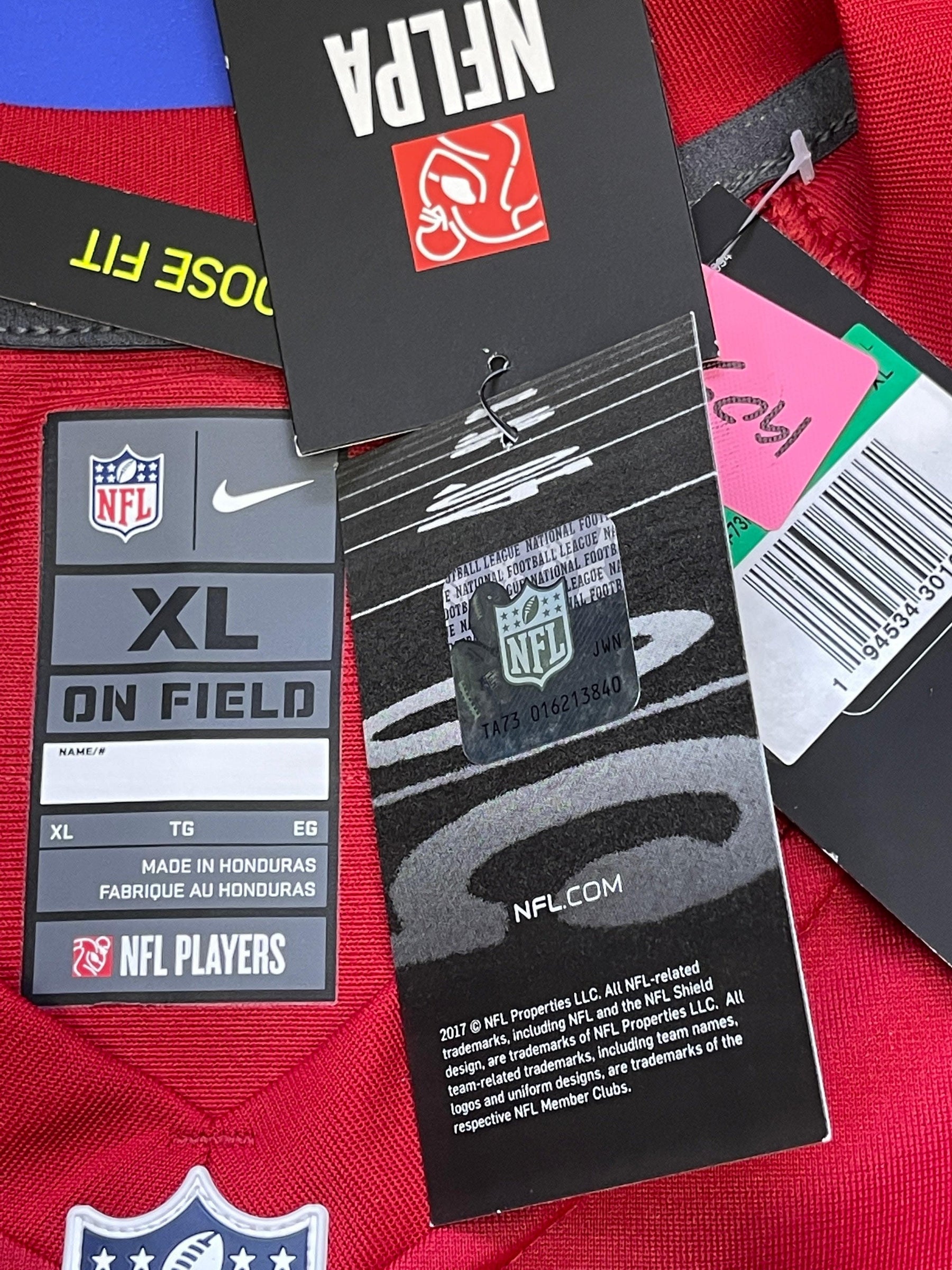 NFL San Francisco 49ers Nick Bosa #97 Game Jersey Men's X-Large NWT