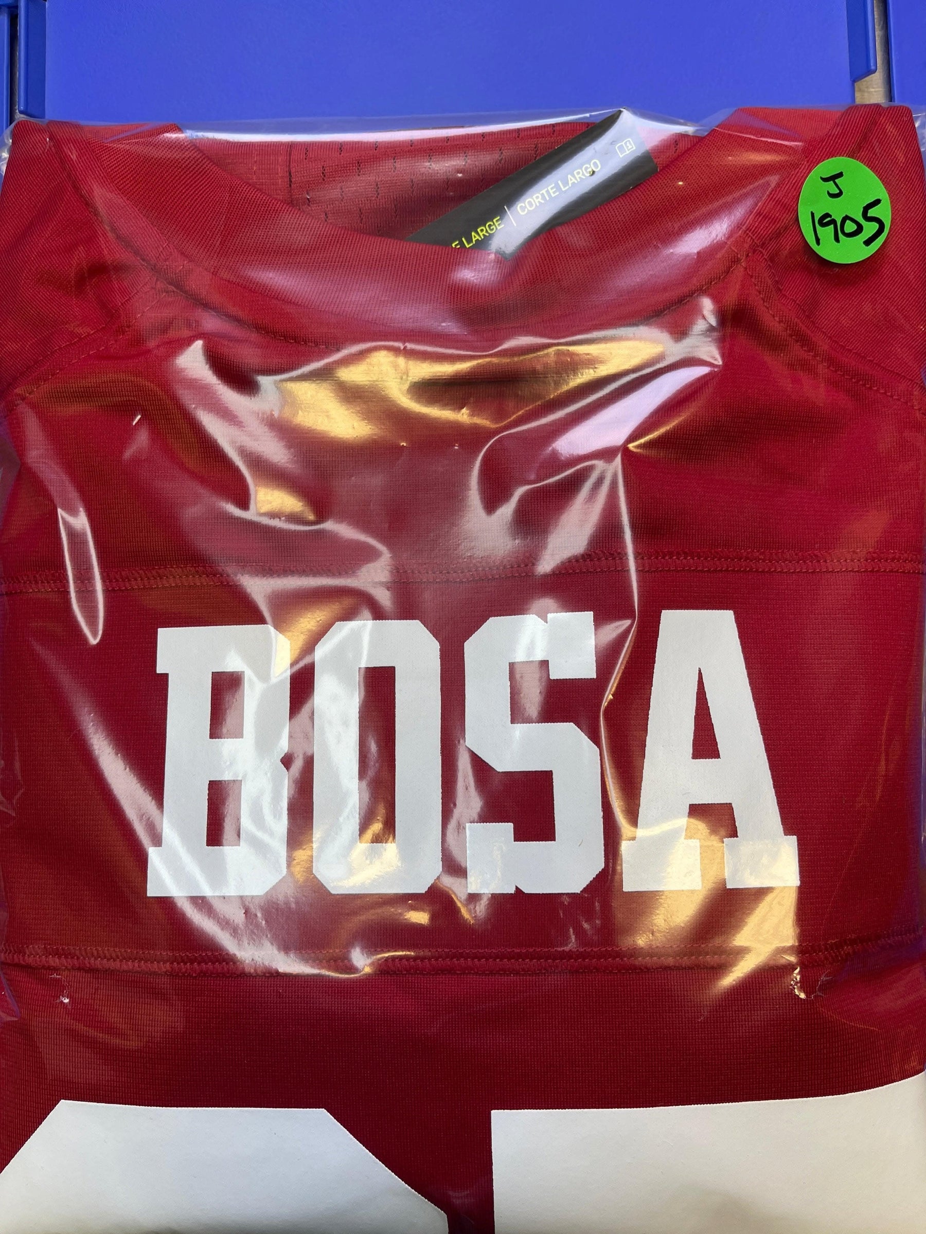NFL San Francisco 49ers Nick Bosa #97 Game Jersey Men's X-Large NWT