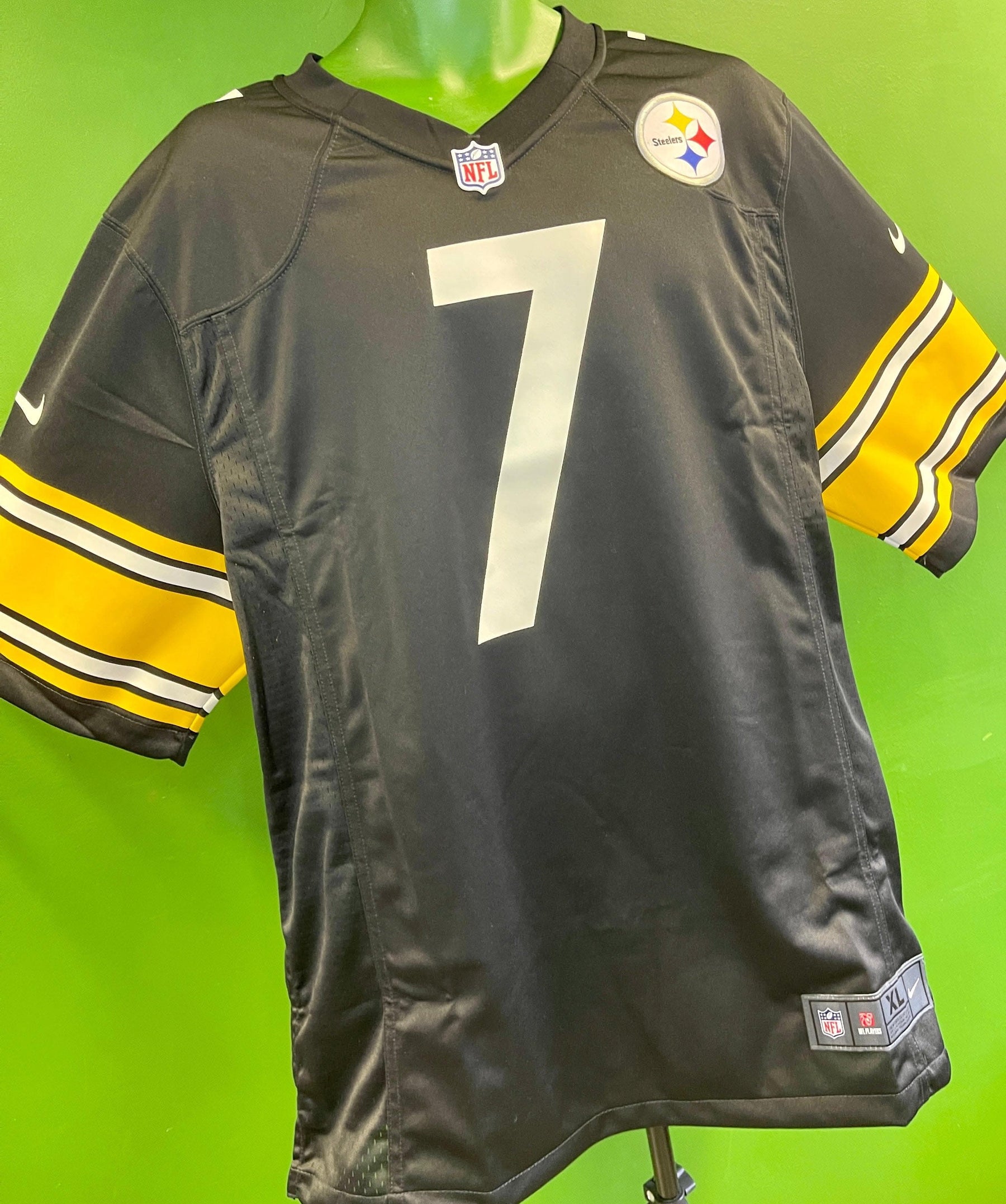 NFL Pittsburgh Steelers Ben Roethisberger #7 Game Jersey Men's X-Large NWT