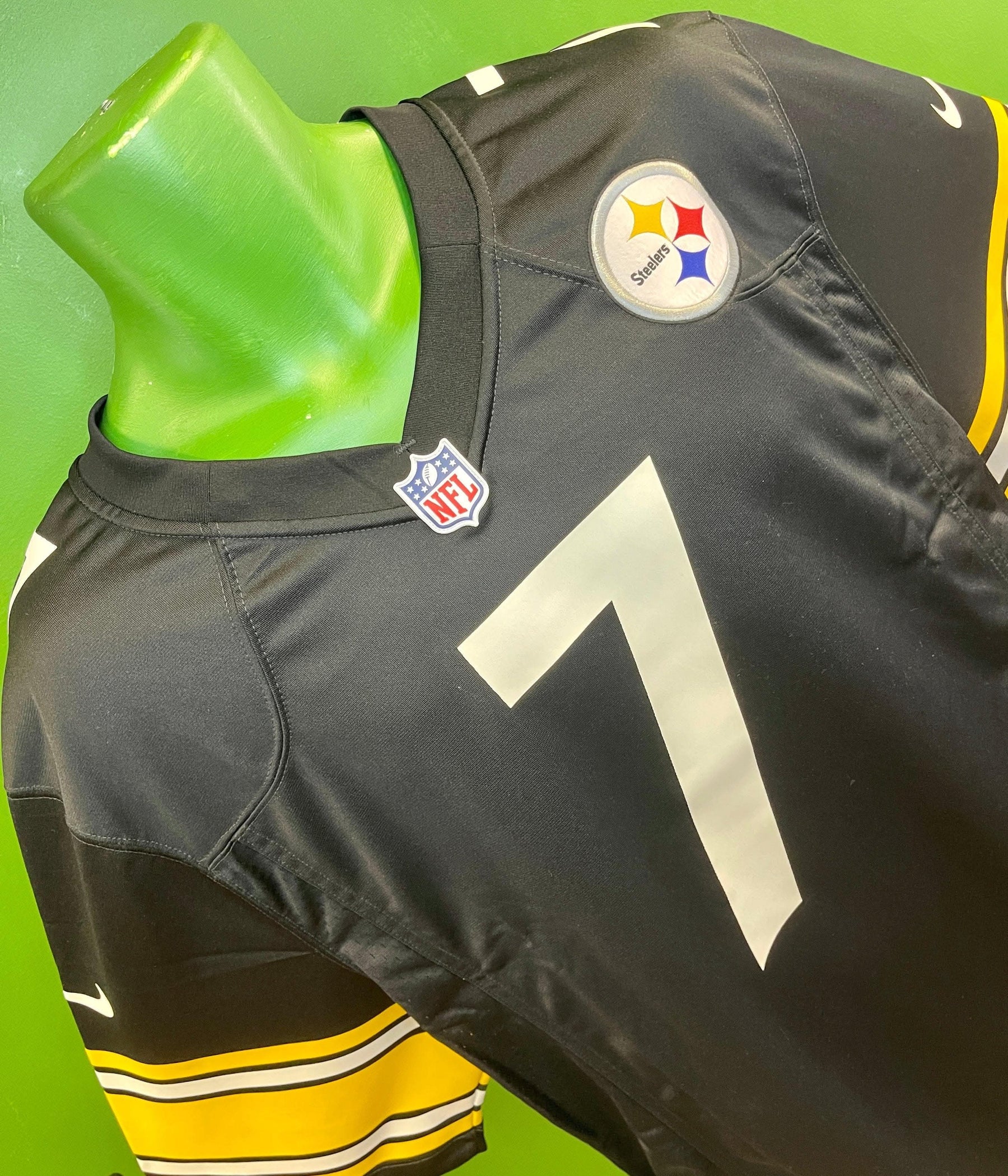 NFL Pittsburgh Steelers Ben Roethisberger #7 Game Jersey Men's X-Large NWT