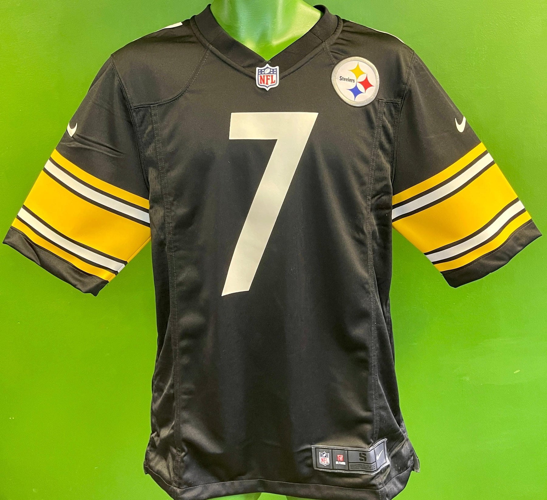 NFL Pittsburgh Steelers Ben Roethisberger #7 Game Jersey Men's Small NWT