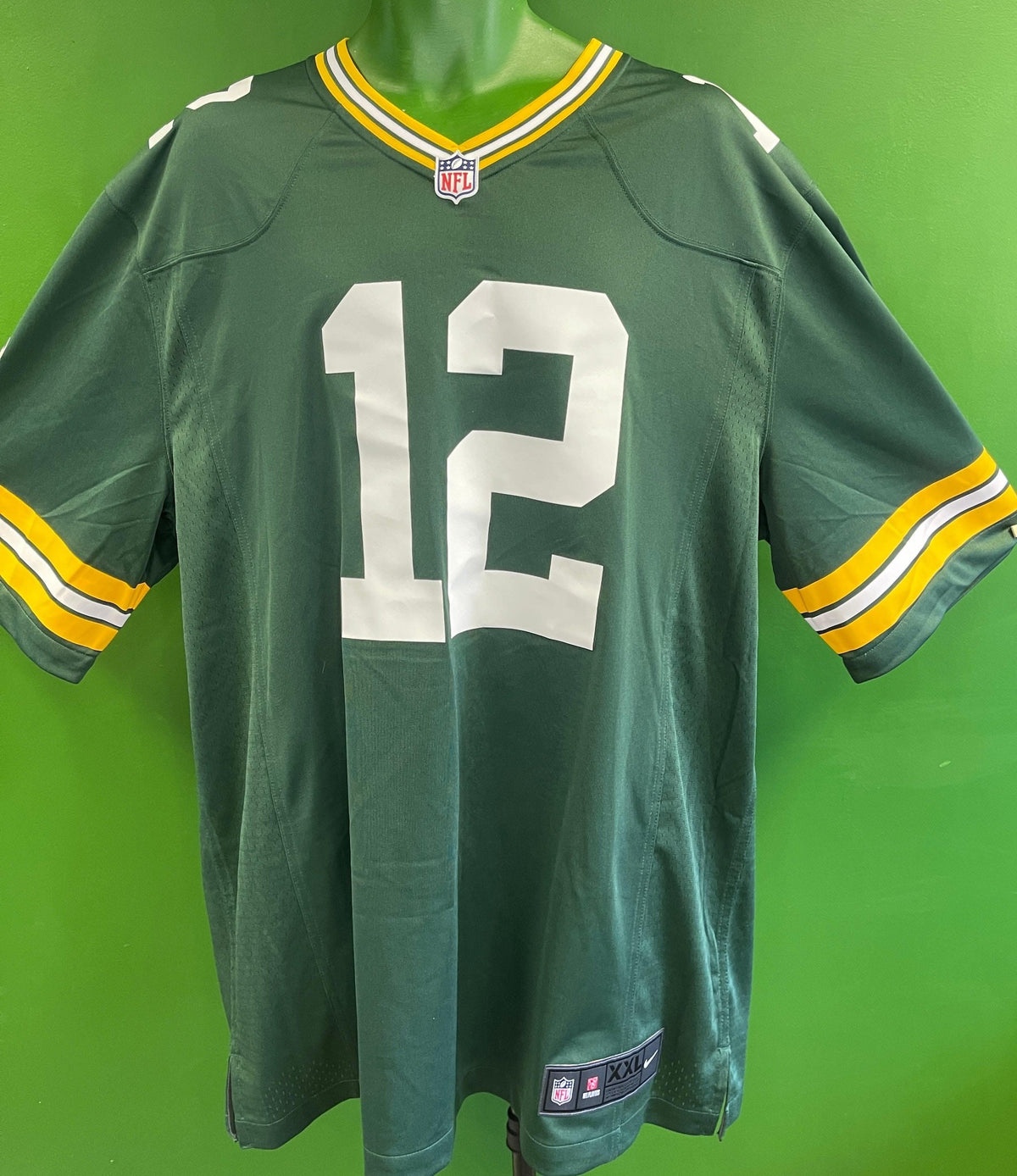 NFL Green Bay Packers Aaron Rodgers #12 Game Jersey Men's 2X-Large NWT