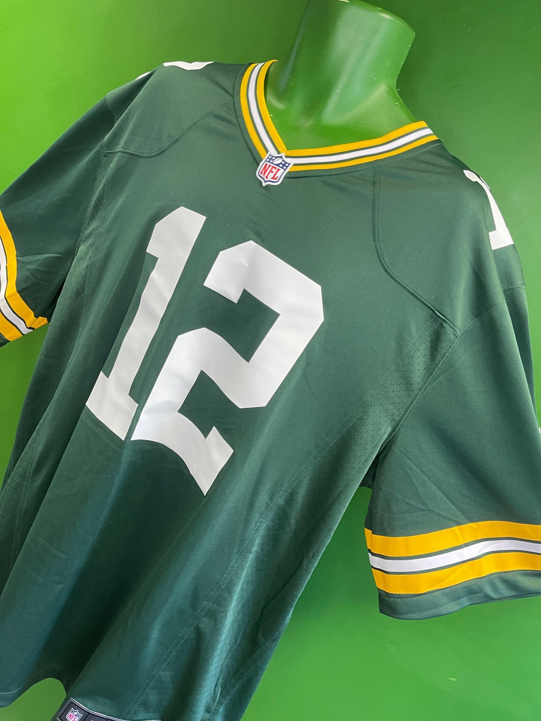NFL Green Bay Packers Aaron Rodgers #12 Game Jersey Men's 2X-Large NWT