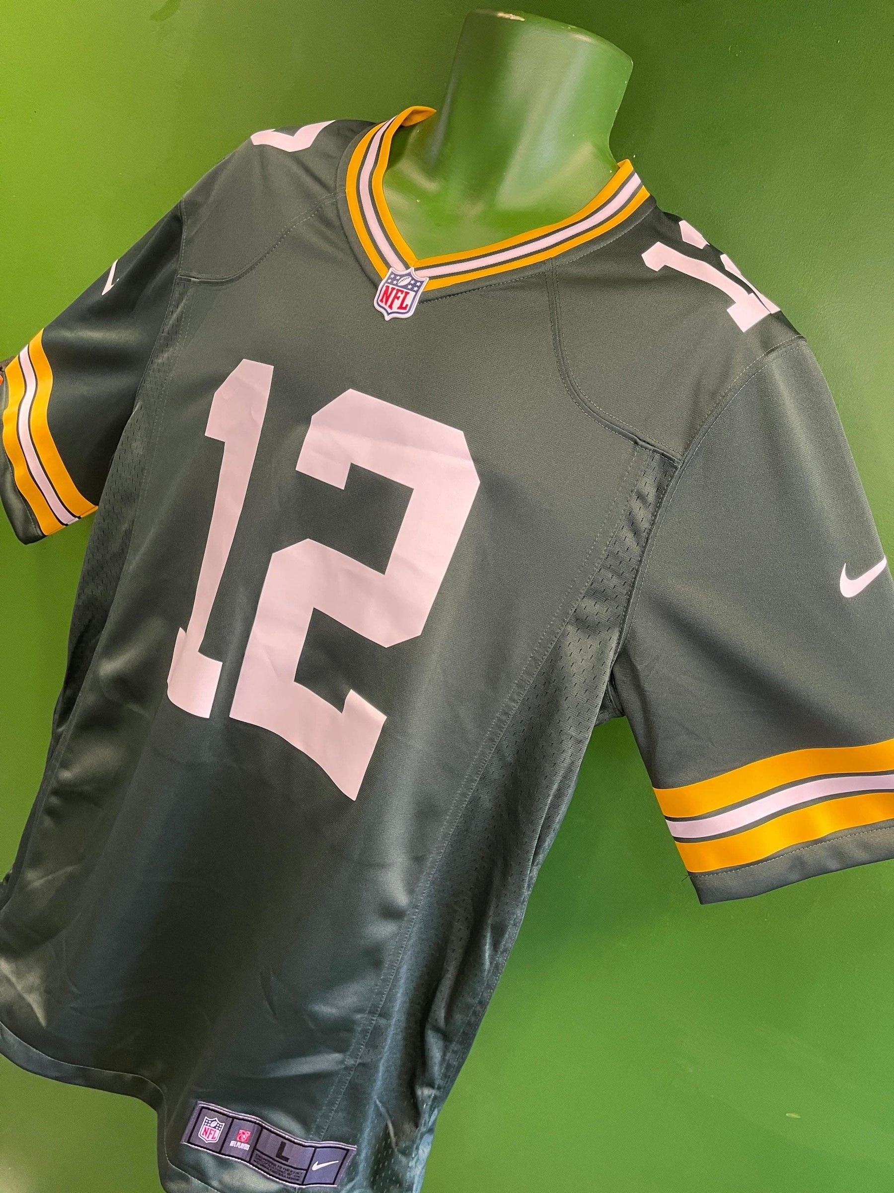 NFL Green Bay Packers Aaron Rodgers #12 Game Jersey Men's Large NWT