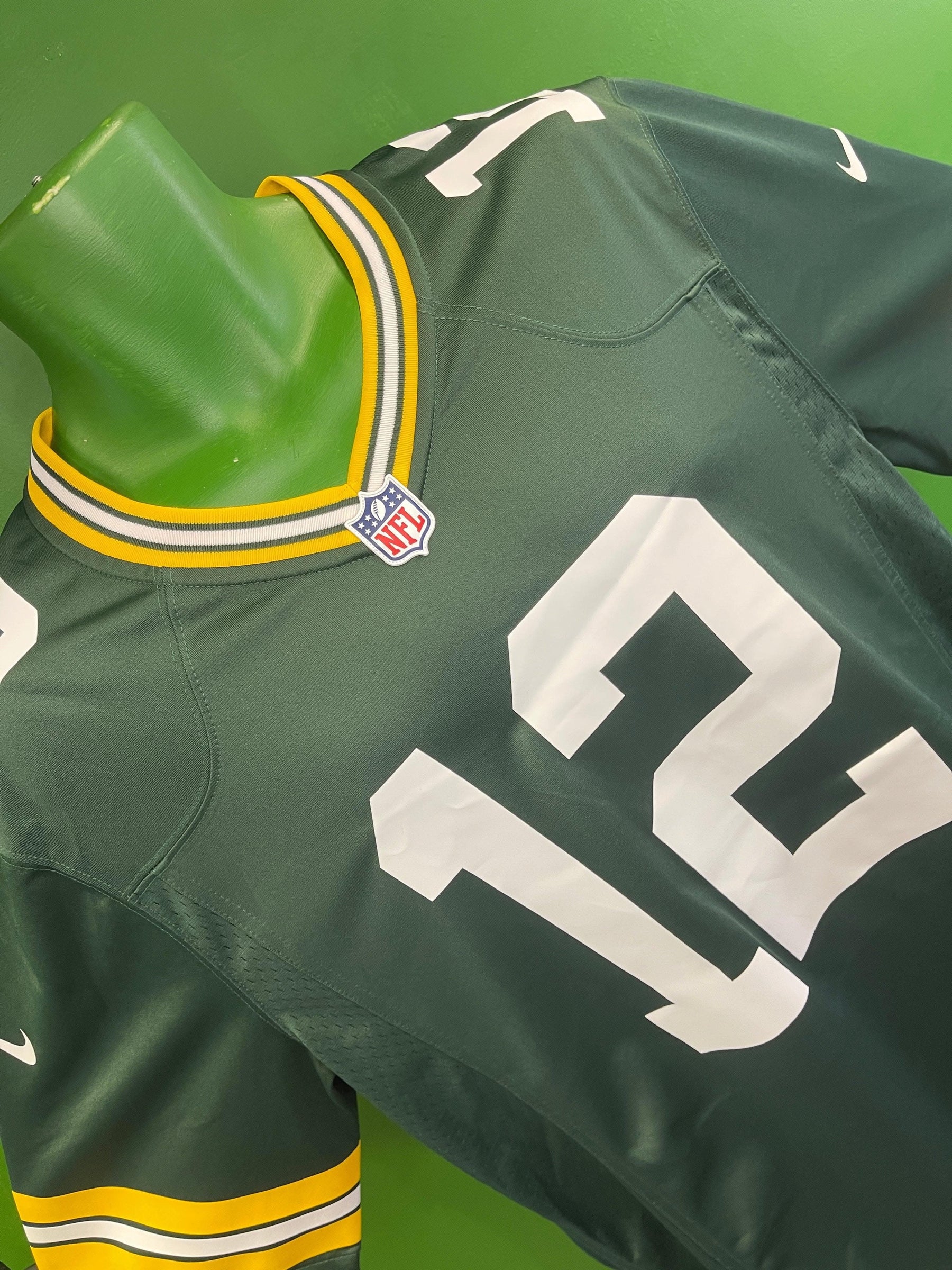 NFL Green Bay Packers Aaron Rodgers #12 Game Jersey Men's Large NWT