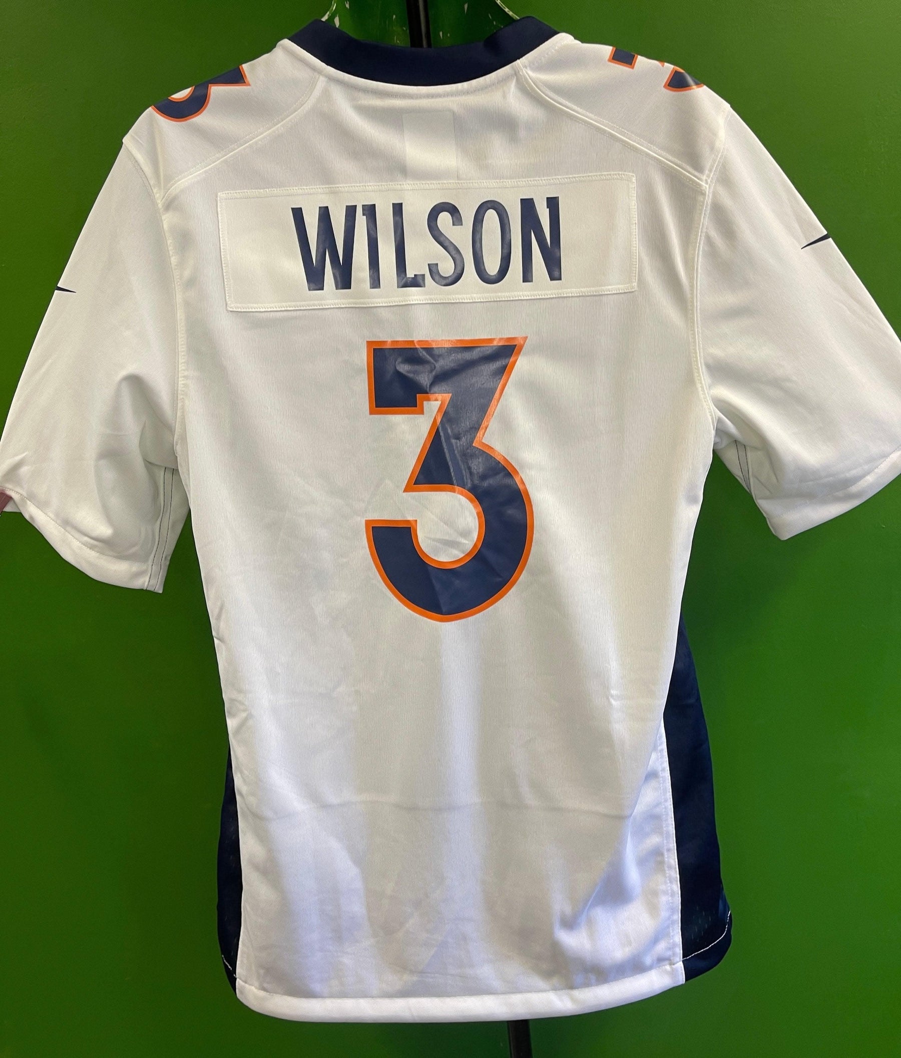 NFL Denver Broncos Russell Wilson #3 Game Jersey Men's Small NWT