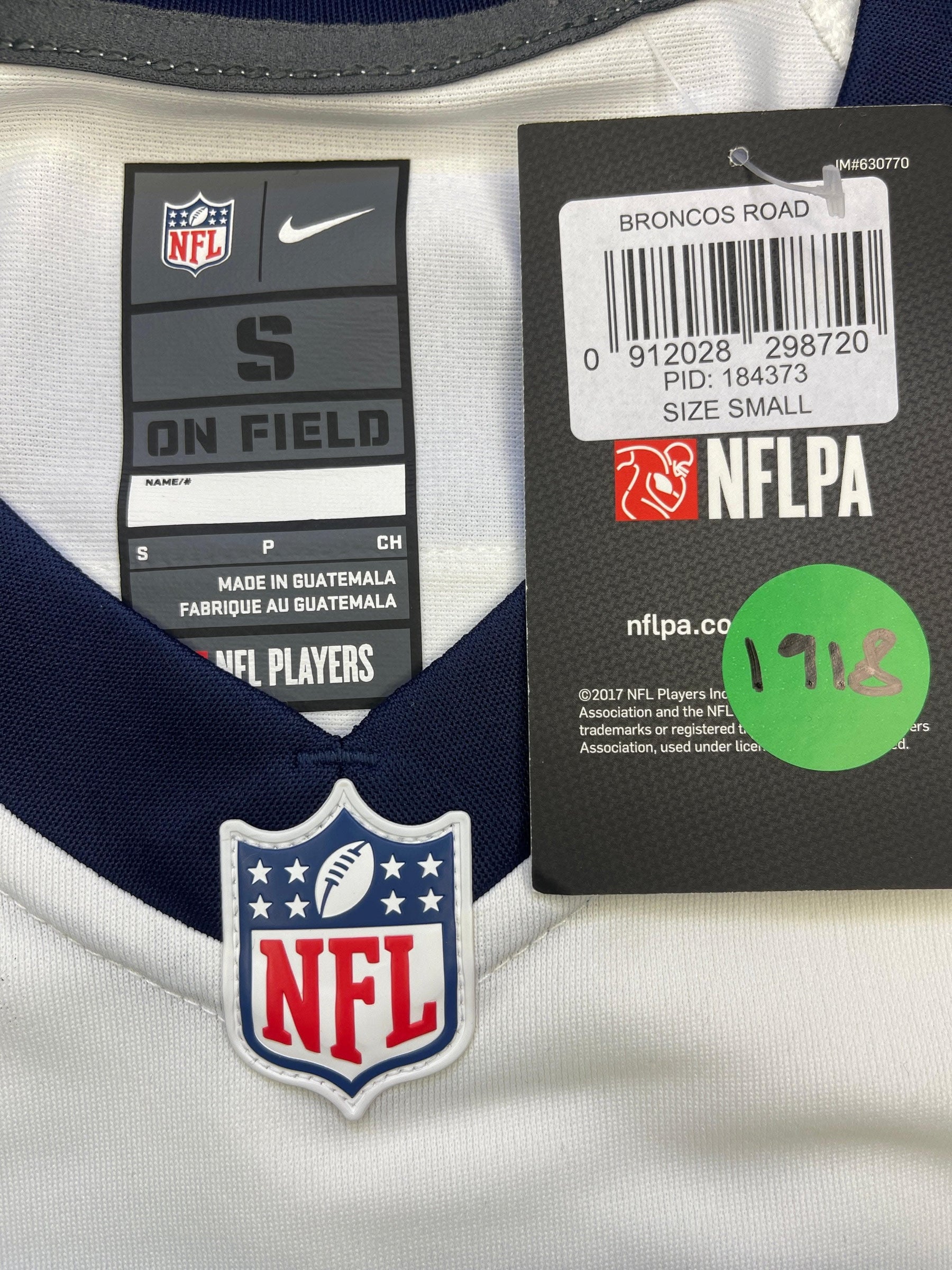 NFL Denver Broncos Russell Wilson #3 Game Jersey Men's Small NWT