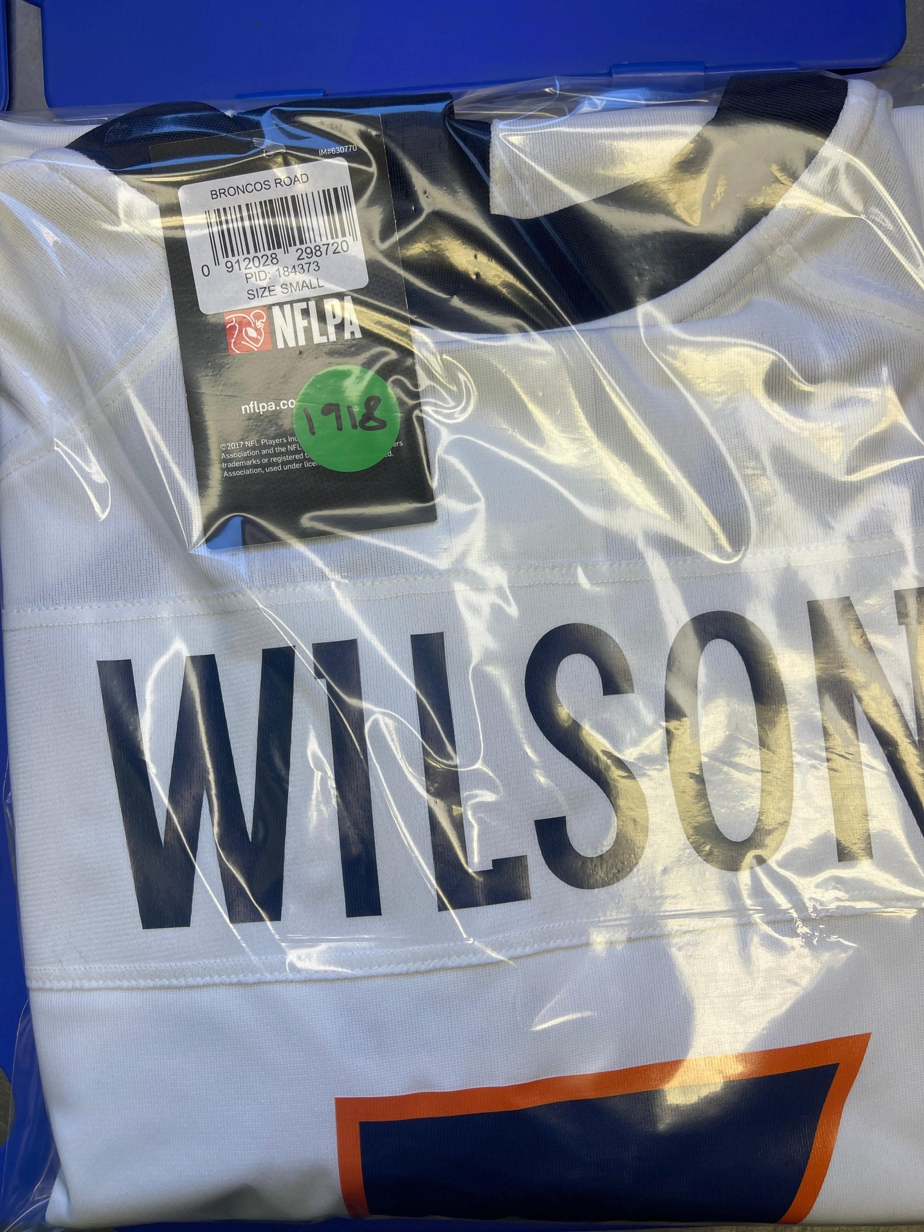 NFL Denver Broncos Russell Wilson #3 Game Jersey Men's Small NWT