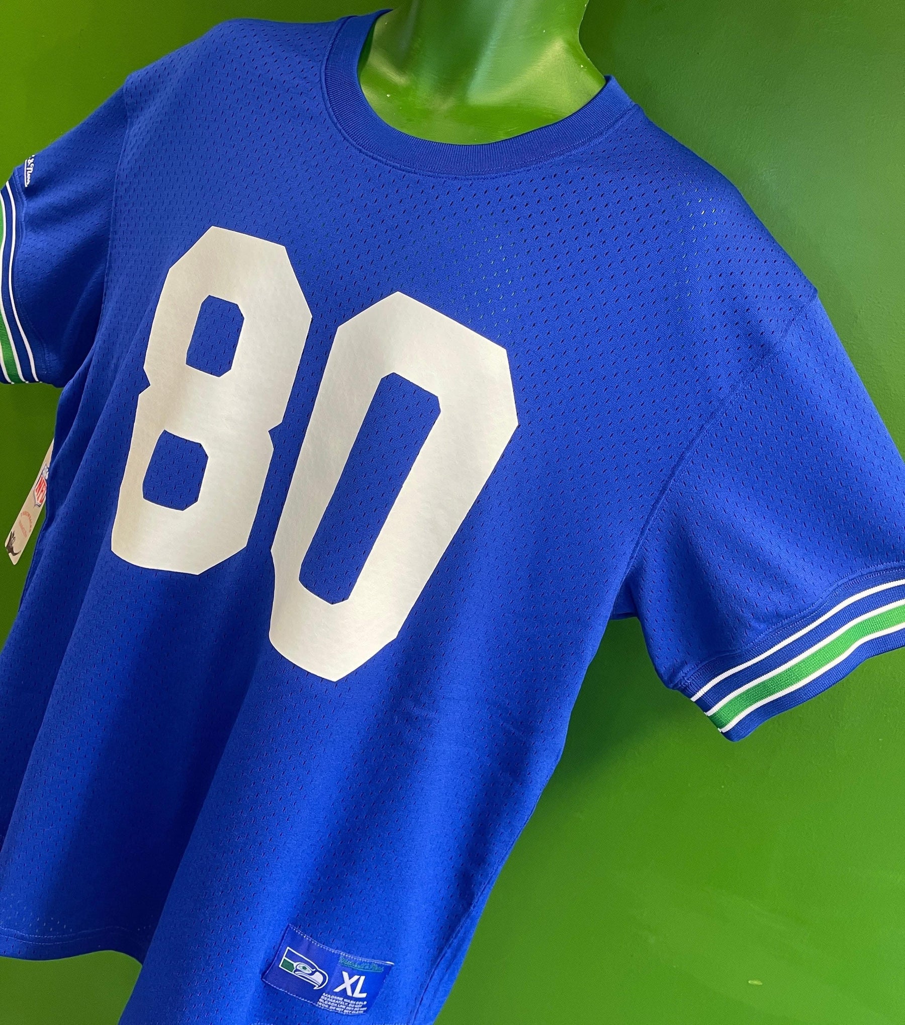 NFL Seattle Seahawks Steve Largent #80 Mitchell & Ness Jersey Men's Small NWT
