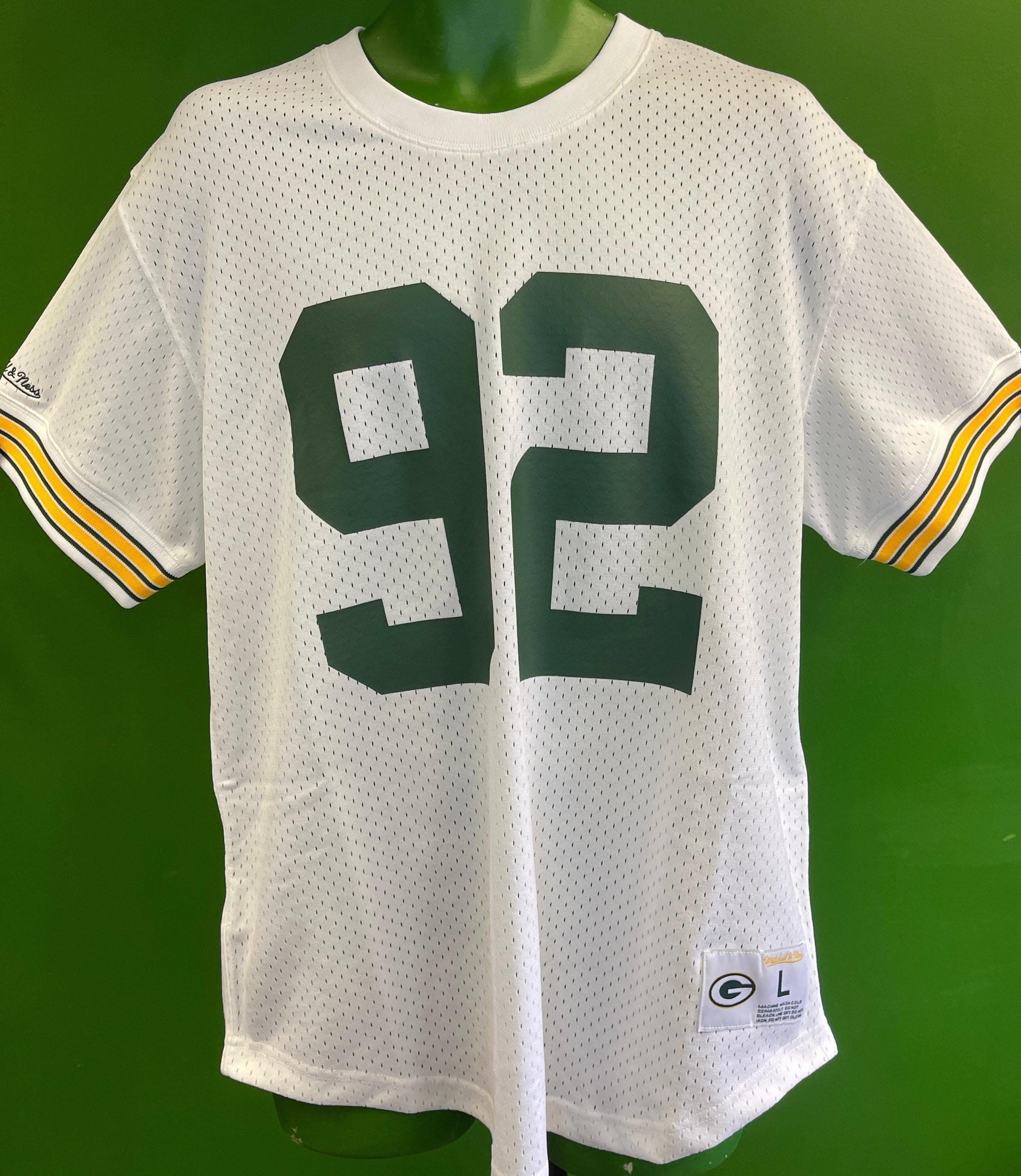 NFL Green Bay Packers Reggie White #92 Mitchell & Ness Jersey Men's Large NWT