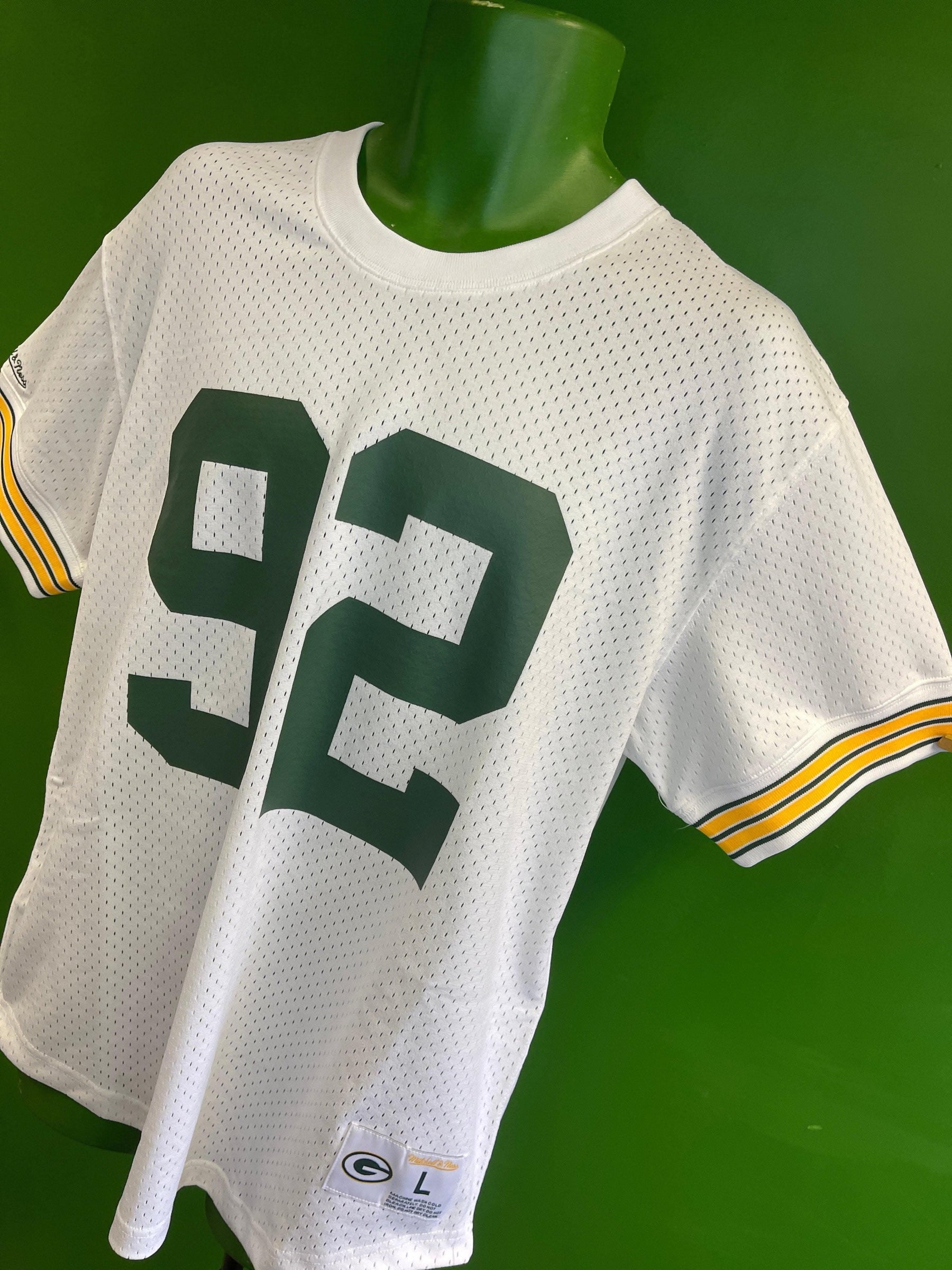NFL Green Bay Packers Reggie White #92 Mitchell & Ness Jersey Men's Large NWT
