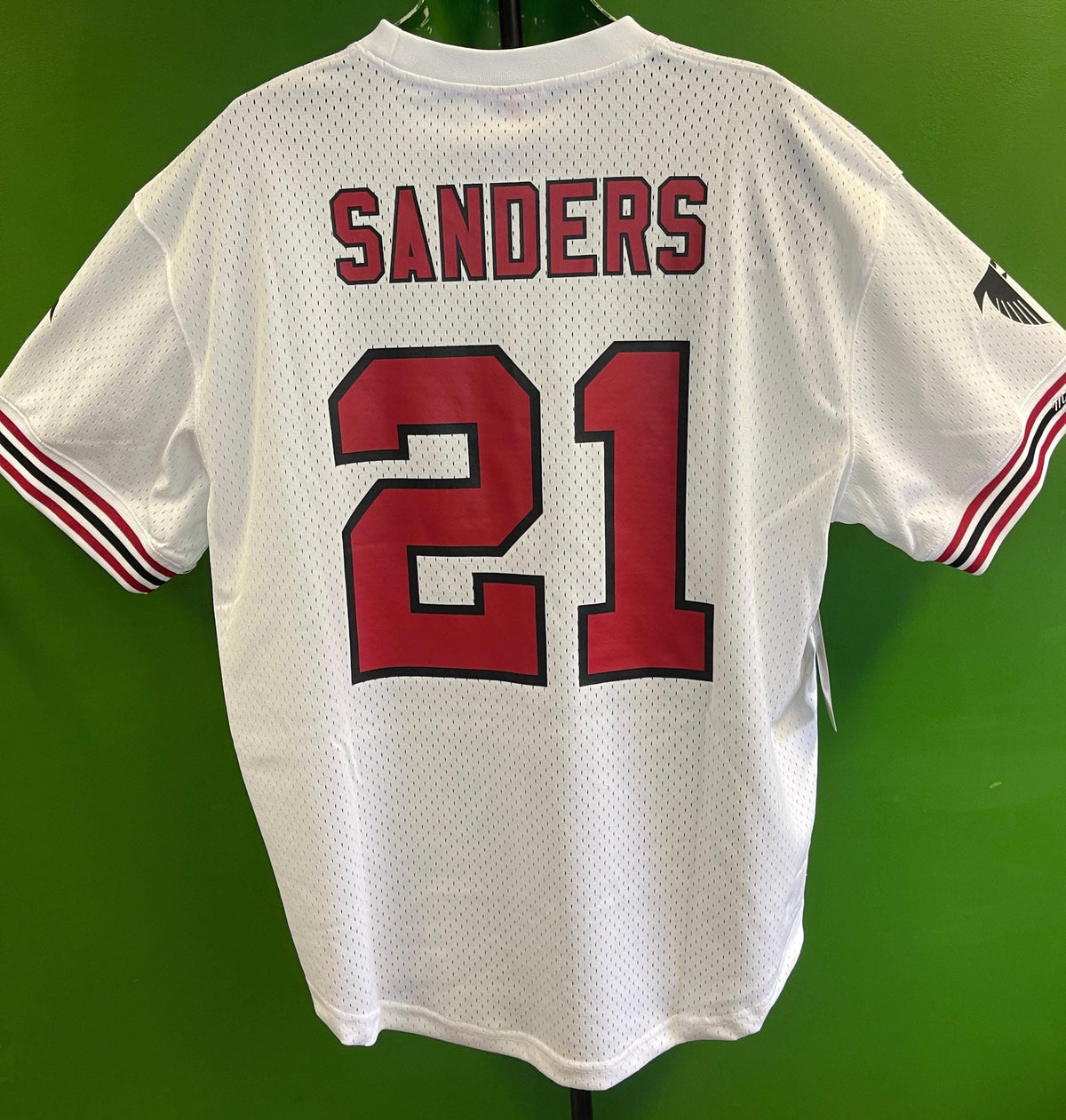 NFL Atlanta Falcons Deion Sanders #21 Mitchell & Ness Jersey Men's 2X-Large NWT