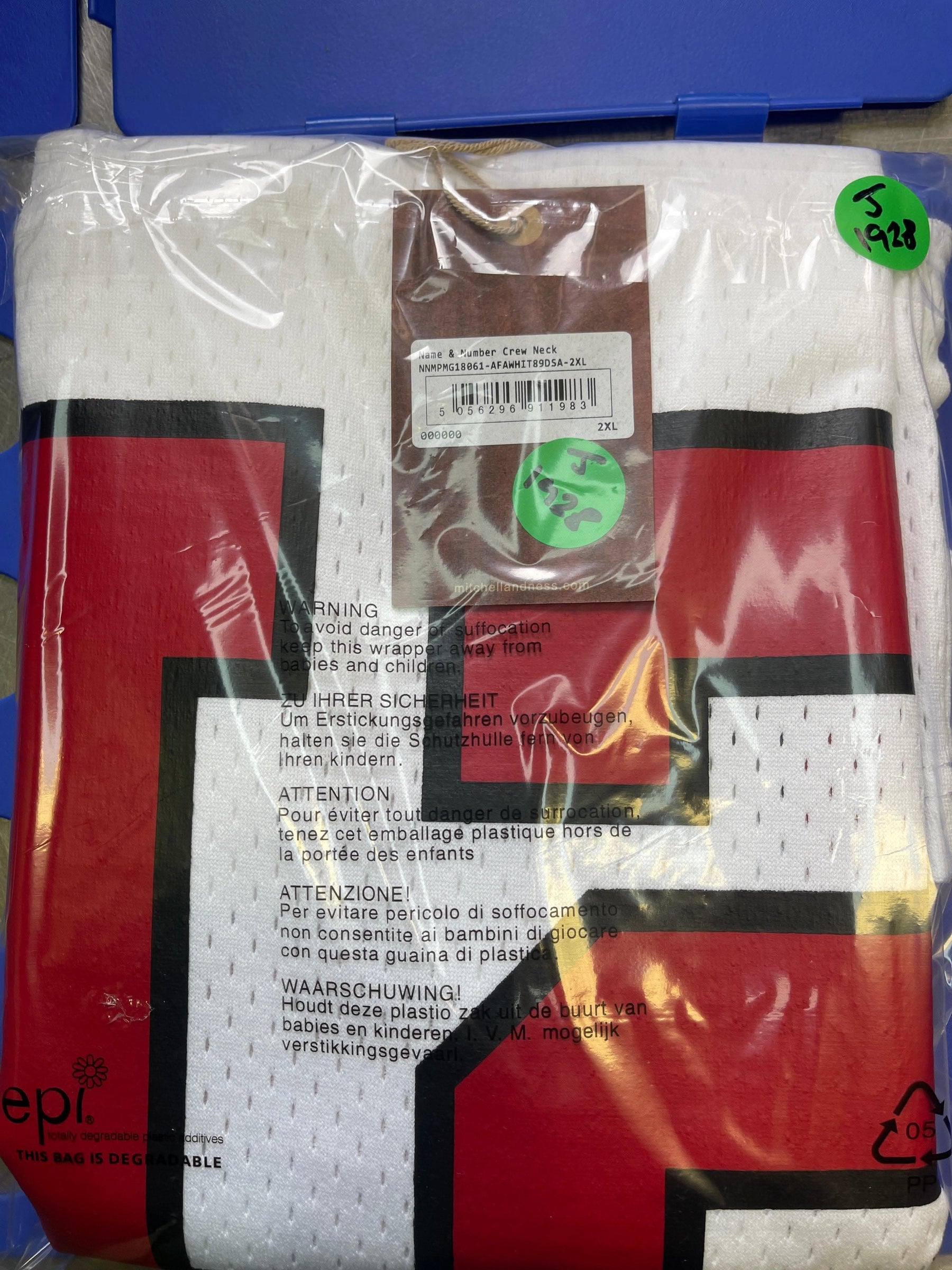NFL Atlanta Falcons Deion Sanders #21 Mitchell & Ness Jersey Men's 2X-Large NWT