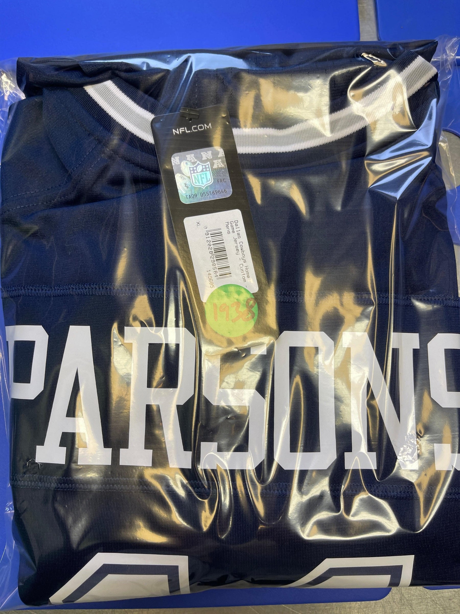 NFL Dallas Cowboys Parsons #11 Game Jersey Men's X-Large NWT